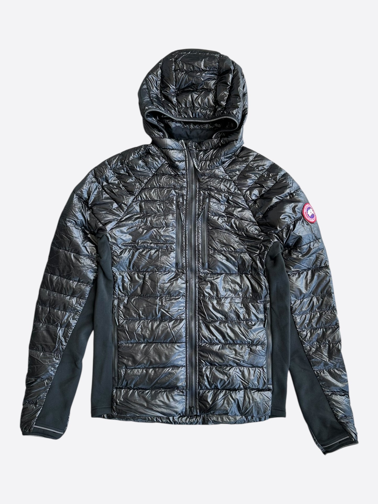 Canada Goose Black Hybridge Lite Hoody Jacket