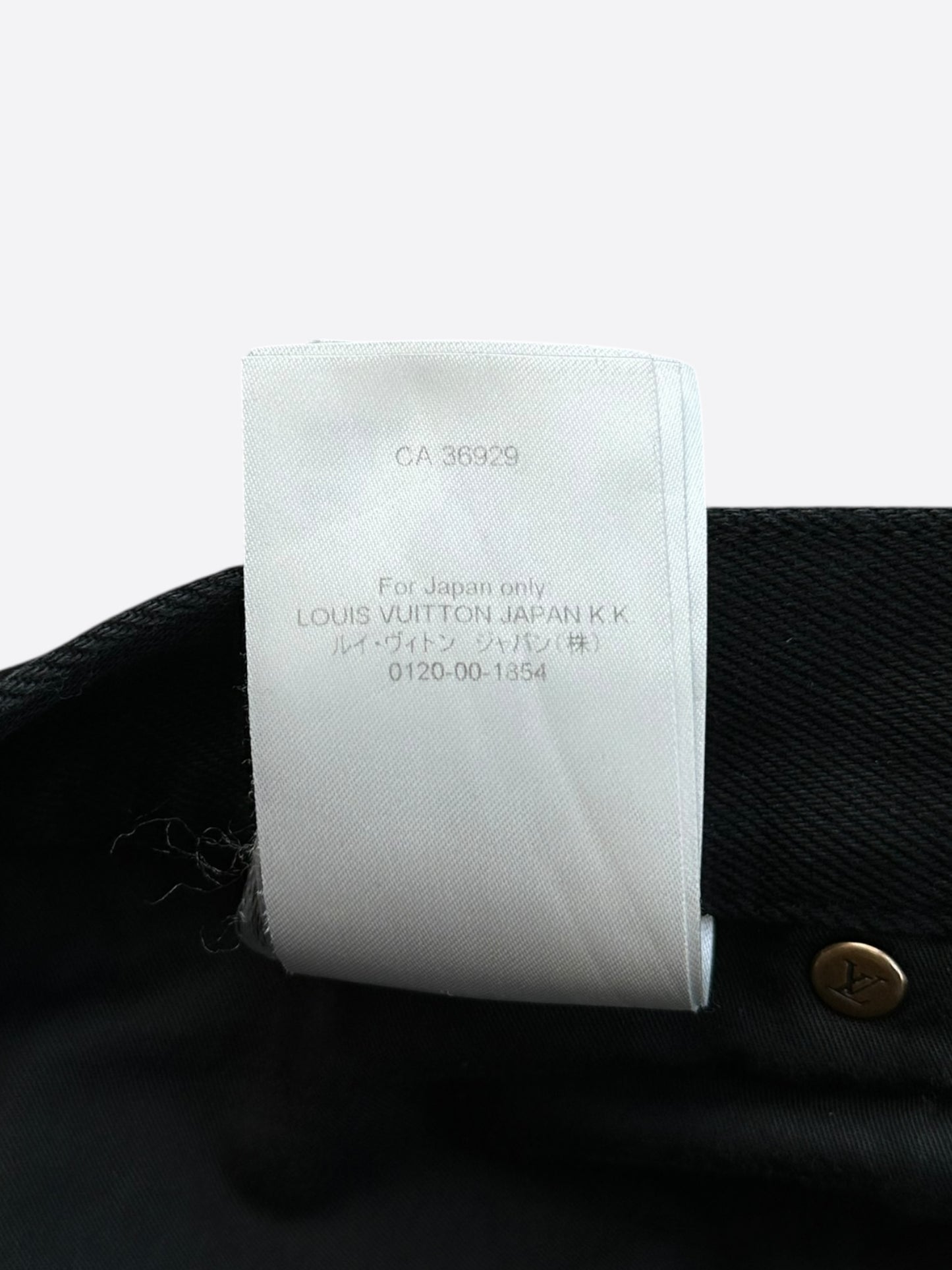Louis Vuitton Black Monogram Carpenter Pants