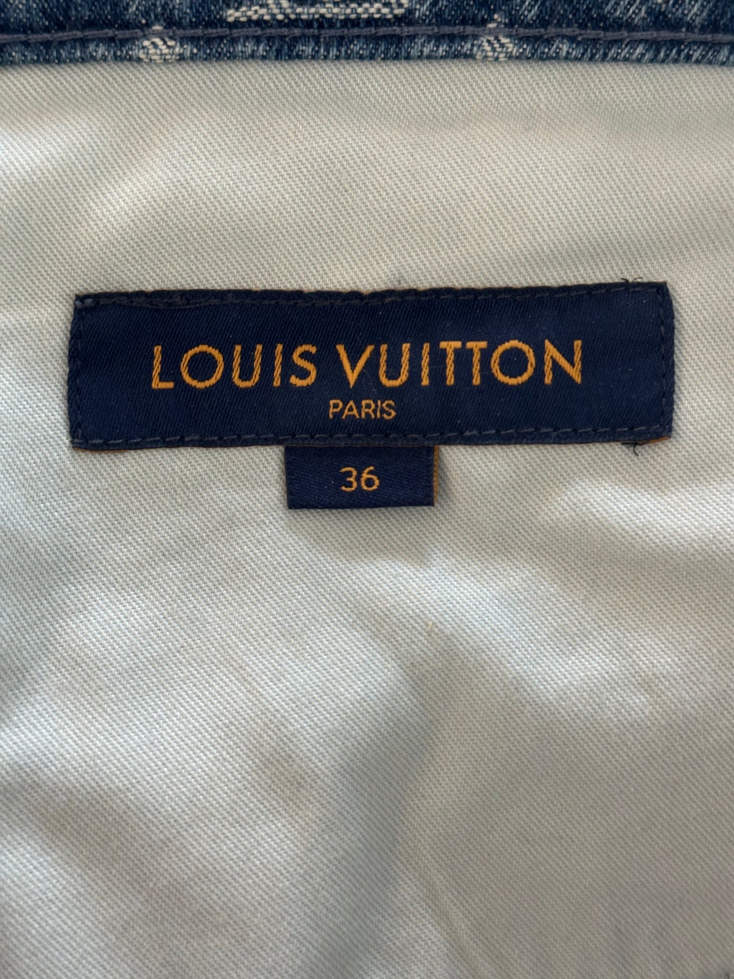 Louis Vuitton Nigo Blue Monogram Baggy Jeans