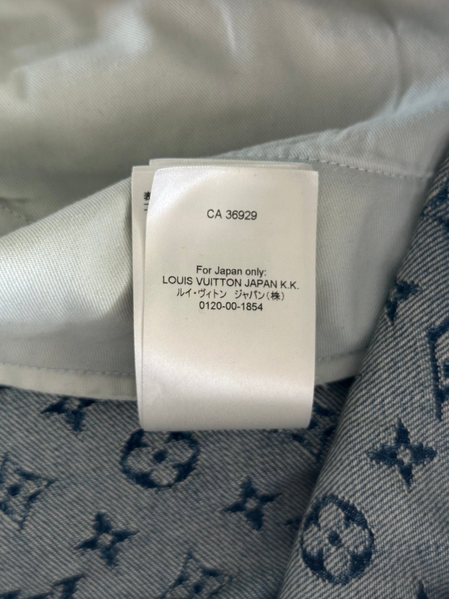 Louis Vuitton Nigo Blue Monogram Baggy Jeans