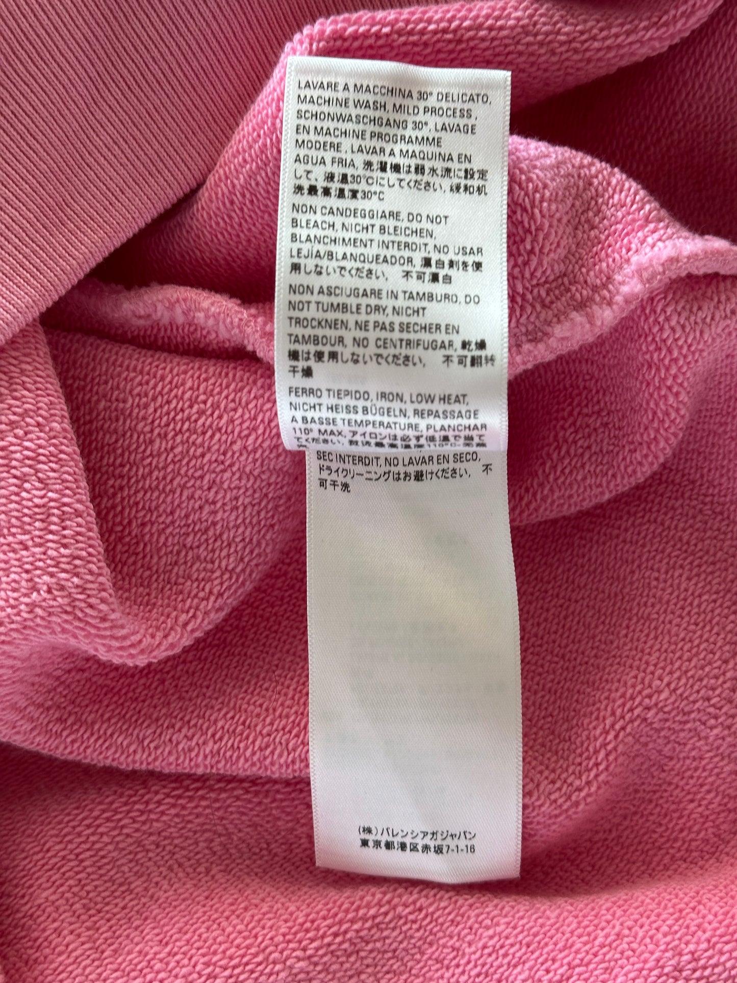 Balenciaga Pink BB Logo Hoodie
