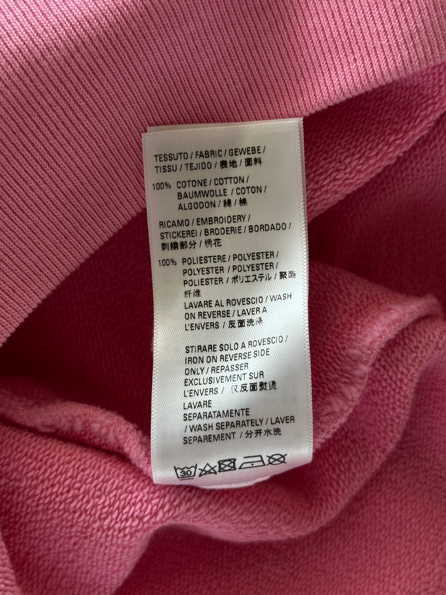 Balenciaga Pink BB Logo Hoodie