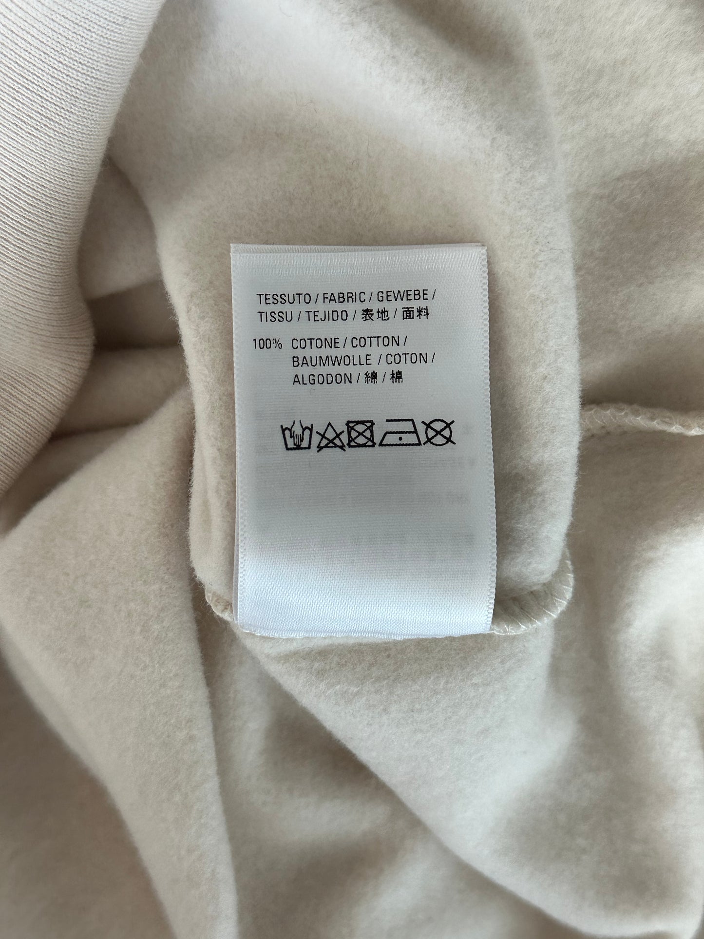 Balenciaga White & Blue Logo Hoodie