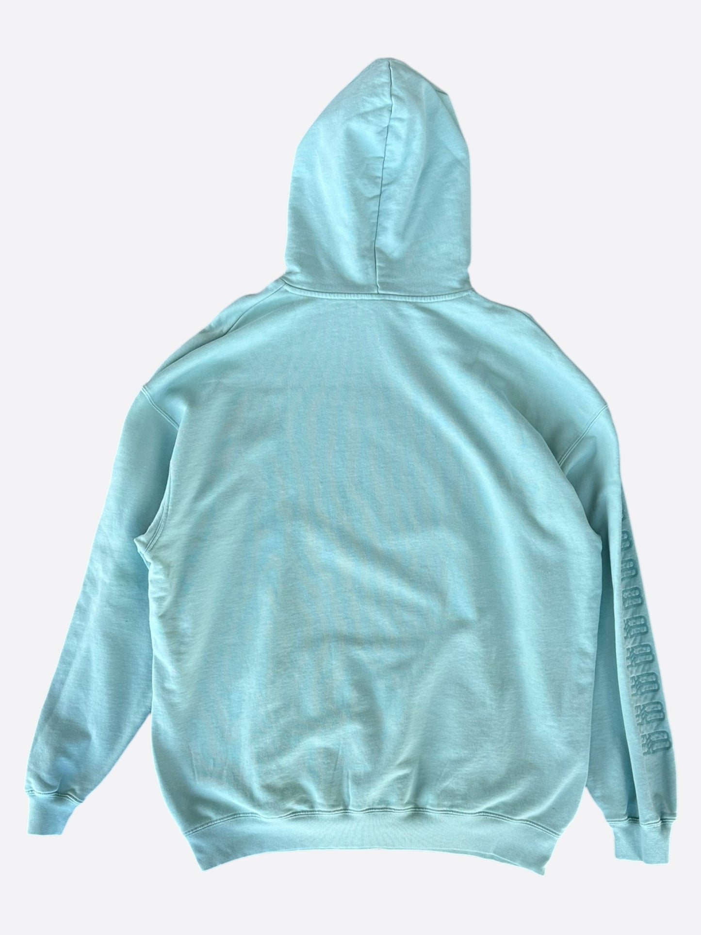 Balenciaga Blue Embroidered BB Icon Logos Hoodie