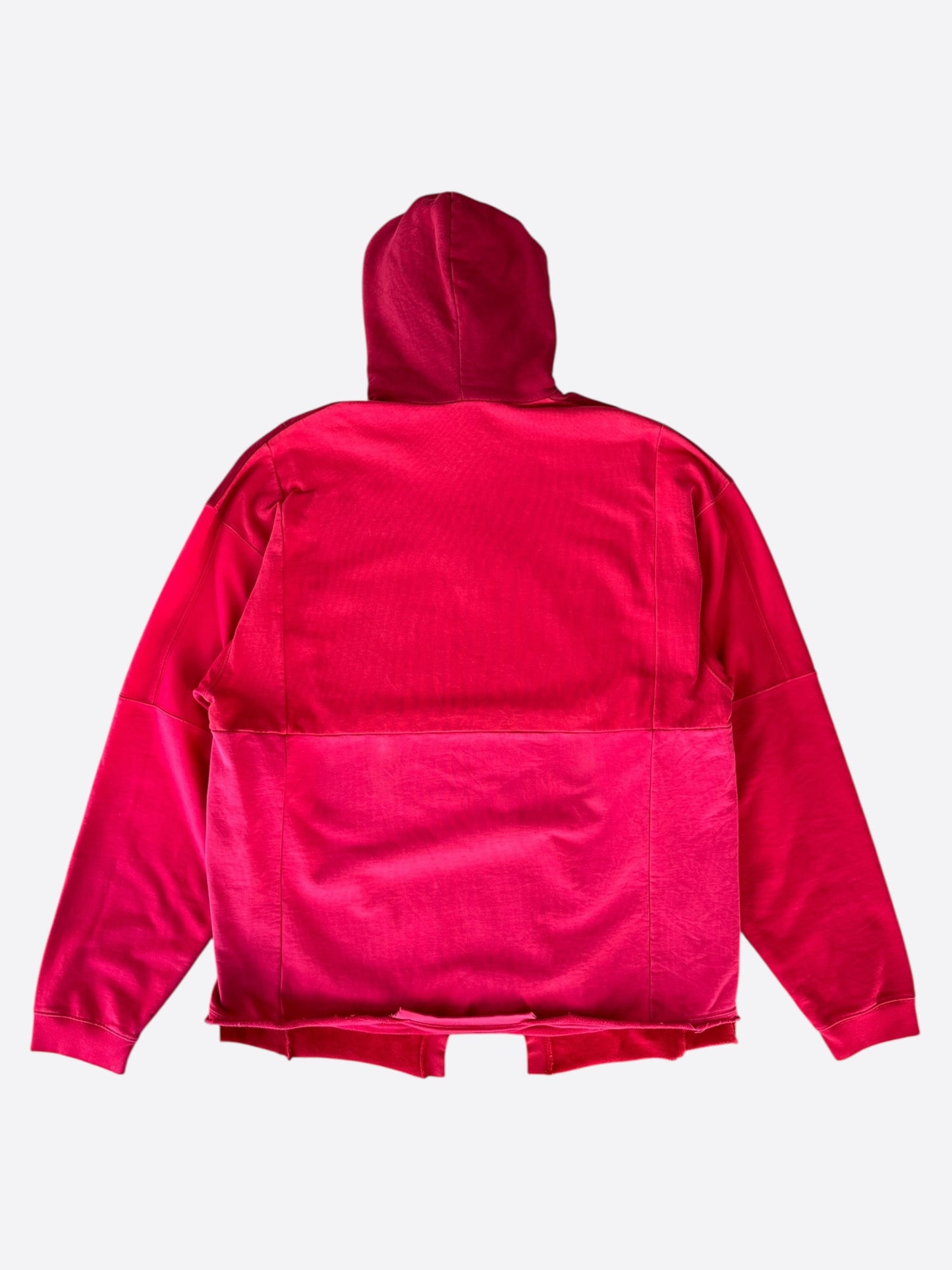 Balenciaga Red I Love Balenciaga Upcycled Hoodie