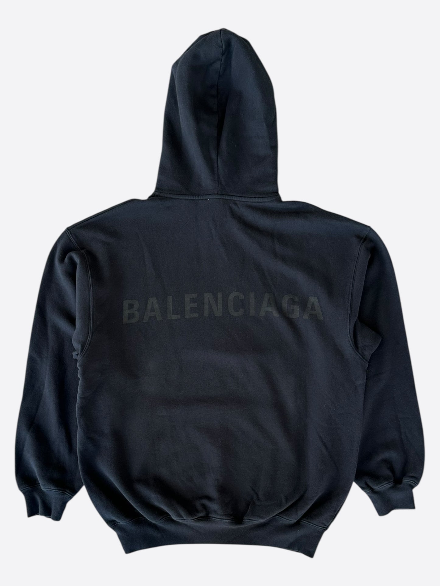 Balenciaga Black Logo Hoodie