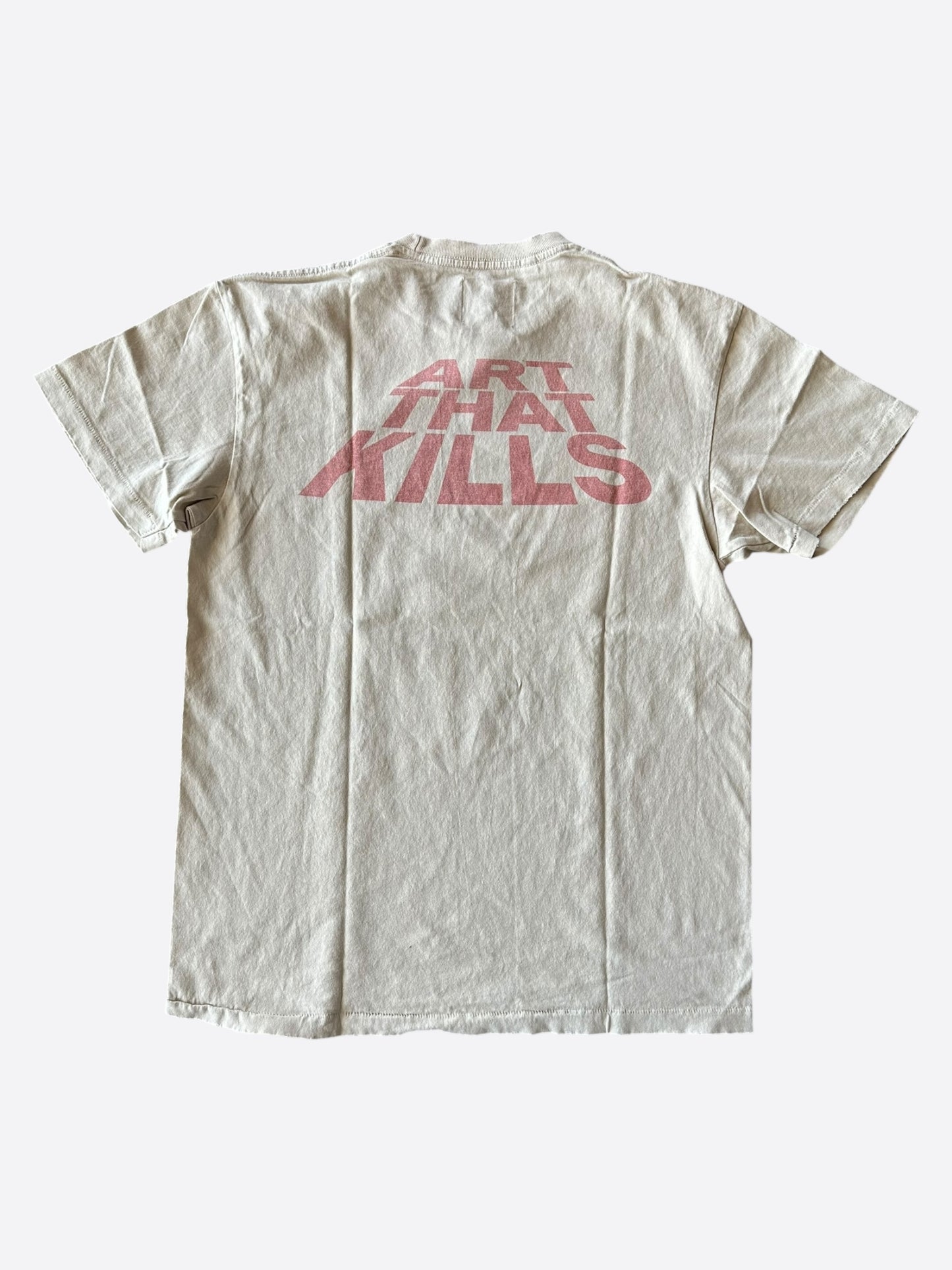 Gallery Dept Antique White & Black See Thru People T-Shirt