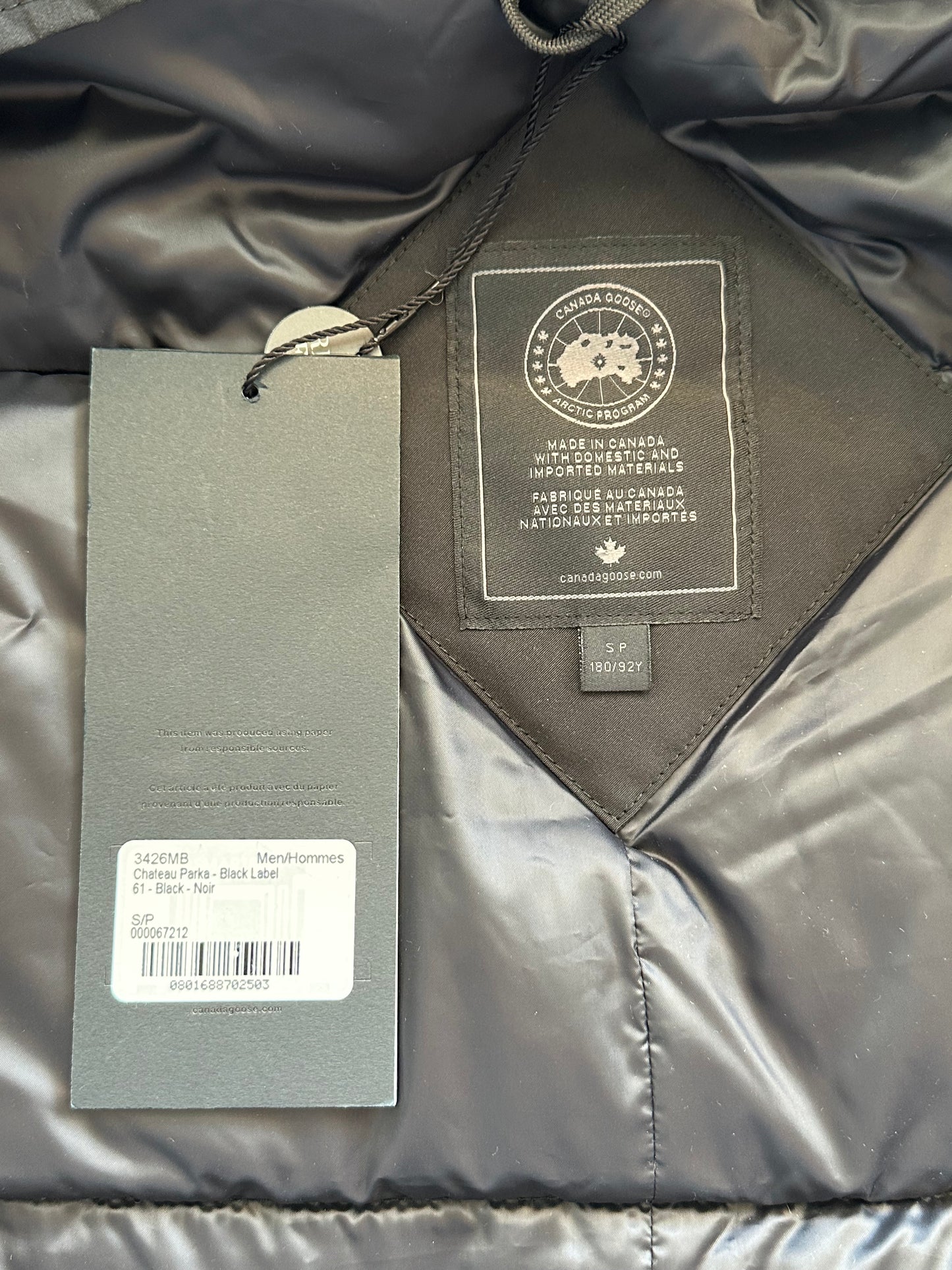 Canada Goose Black Chateau Black Label Men's Jacket