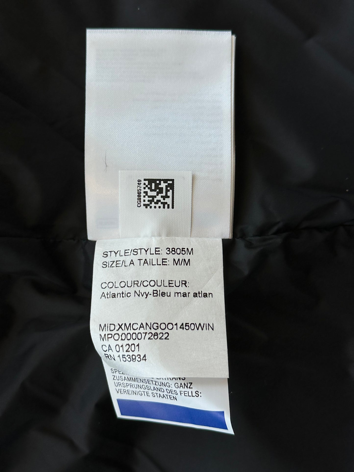 Canada Goose Atlantic Navy Carson Men's Jacket