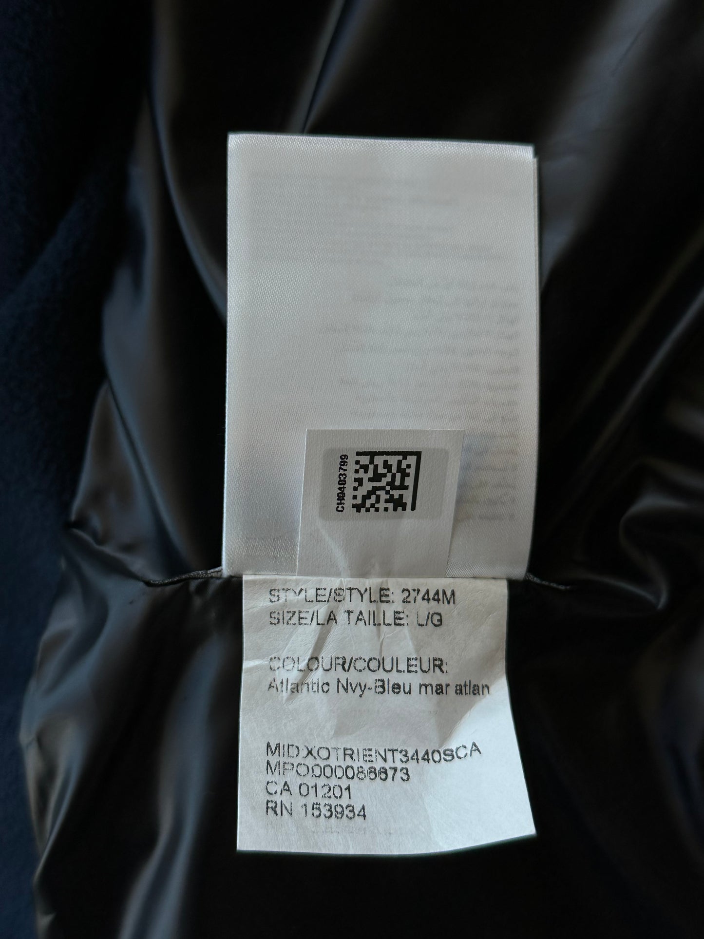 Canada Goose Atlantic Navy Hybridge Jacket