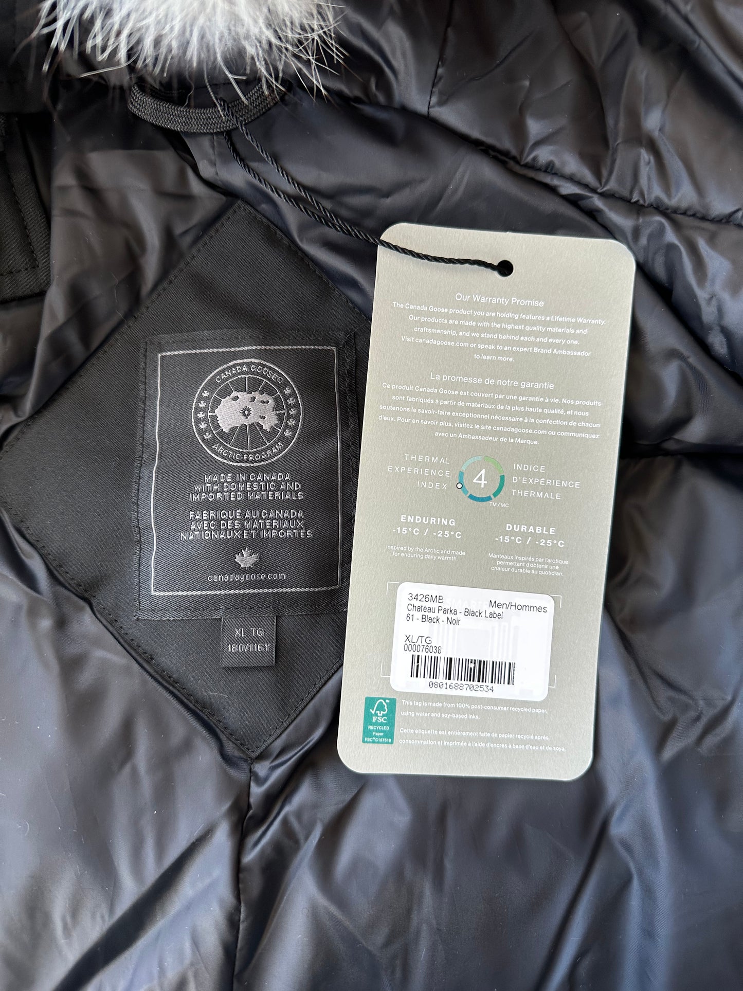 Canada Goose Black Chateau Black Label Men's Jacket