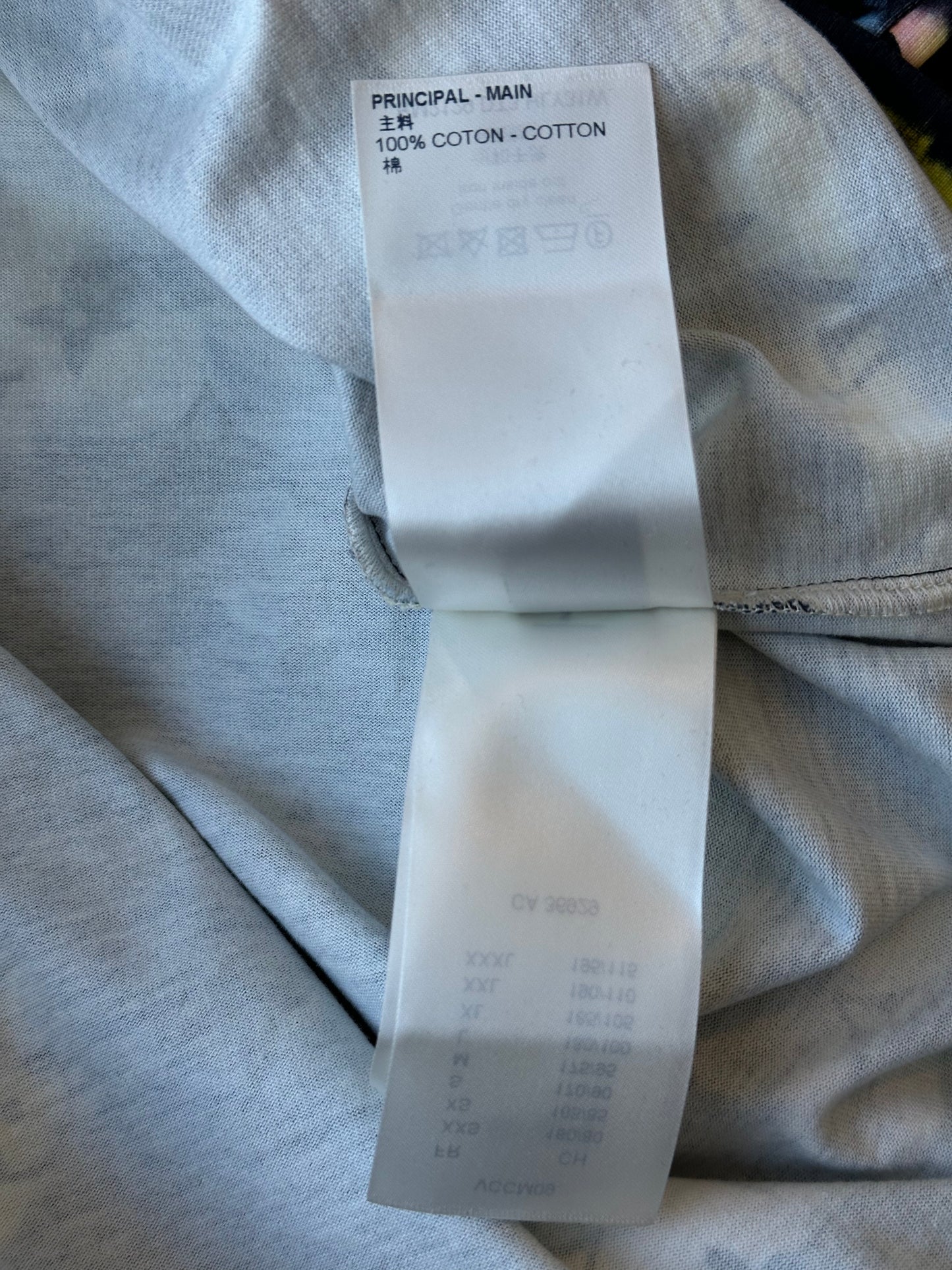 Louis Vuitton Navy Tie-Dye Camo Monogram T-Shirt