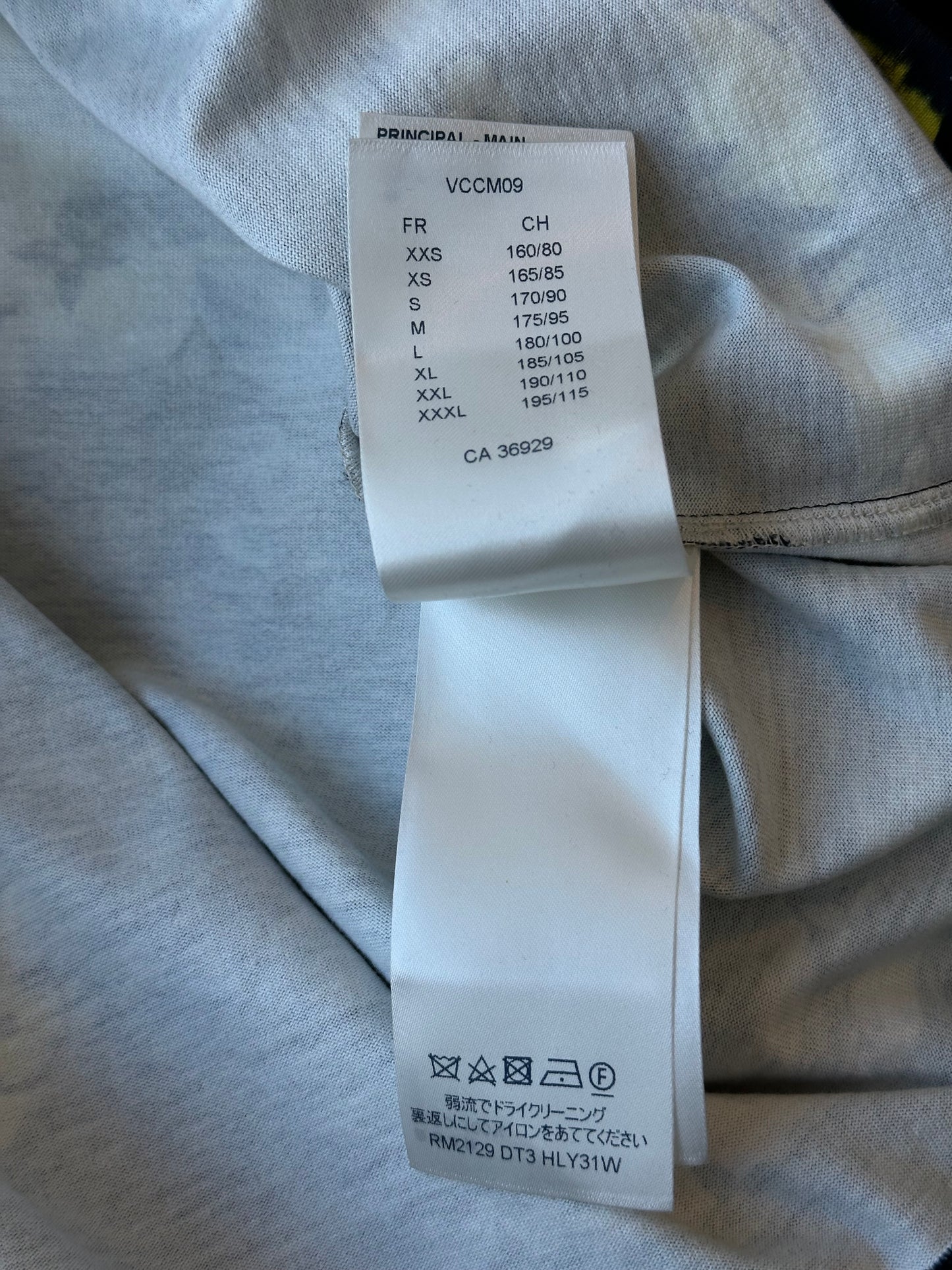 Louis Vuitton Navy Tie-Dye Camo Monogram T-Shirt
