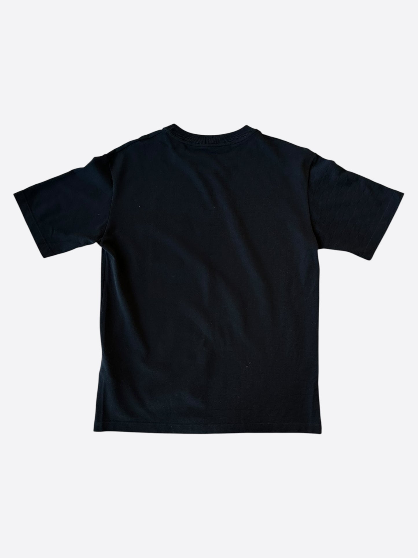 Louis Vuitton Black Half Damier Pocket T-Shirt