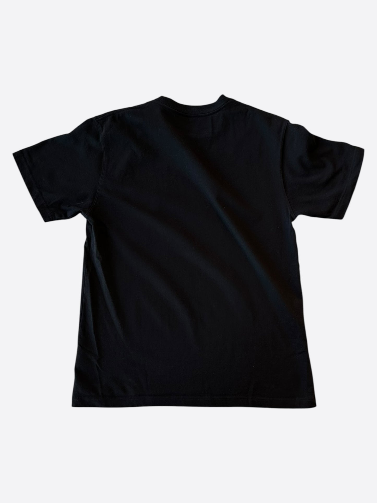 Dior Shawn Stussy Black Embroidered Bee T-Shirt