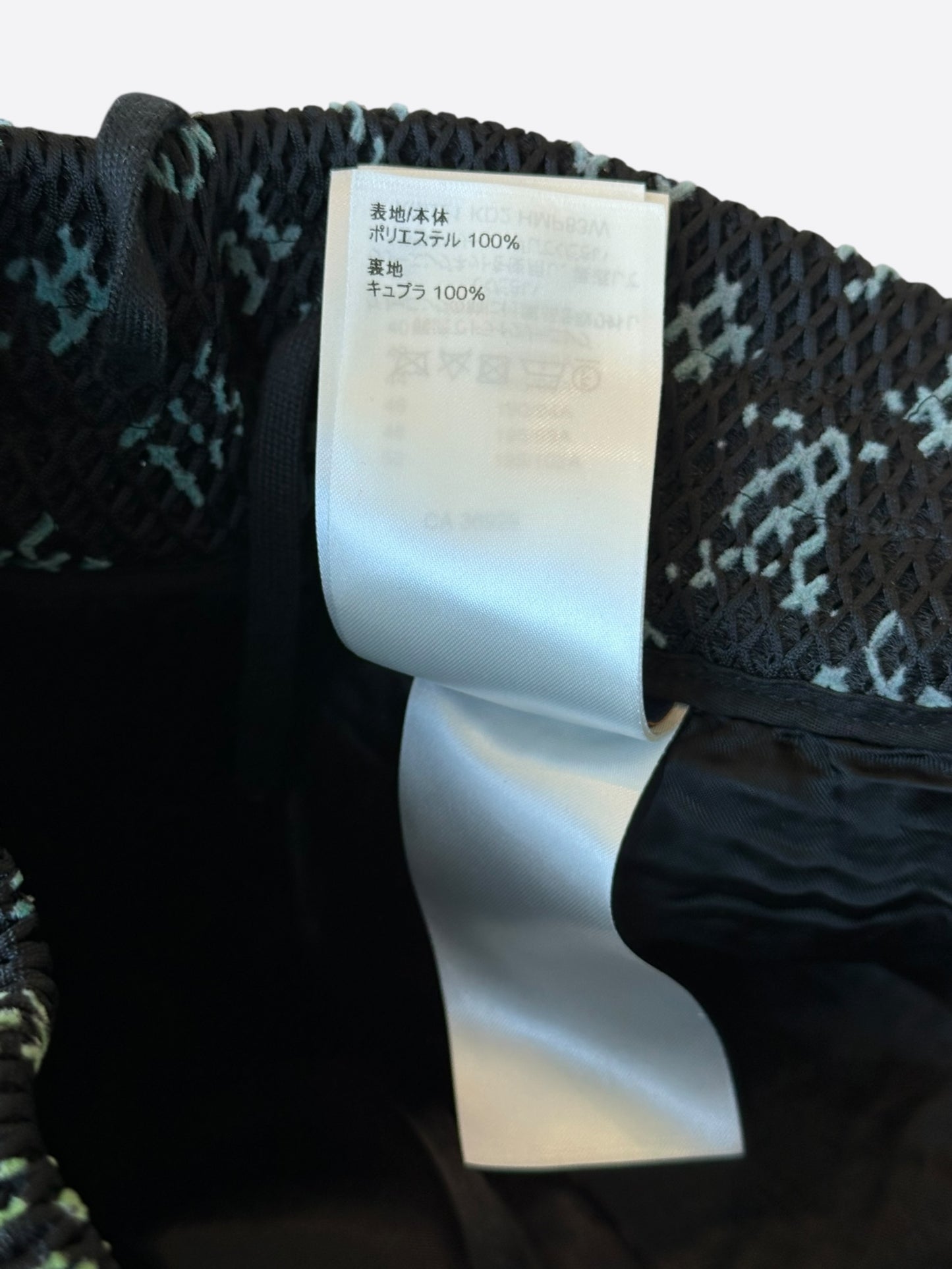 Louis Vuitton Black Rainbow Monogram Mesh Shorts