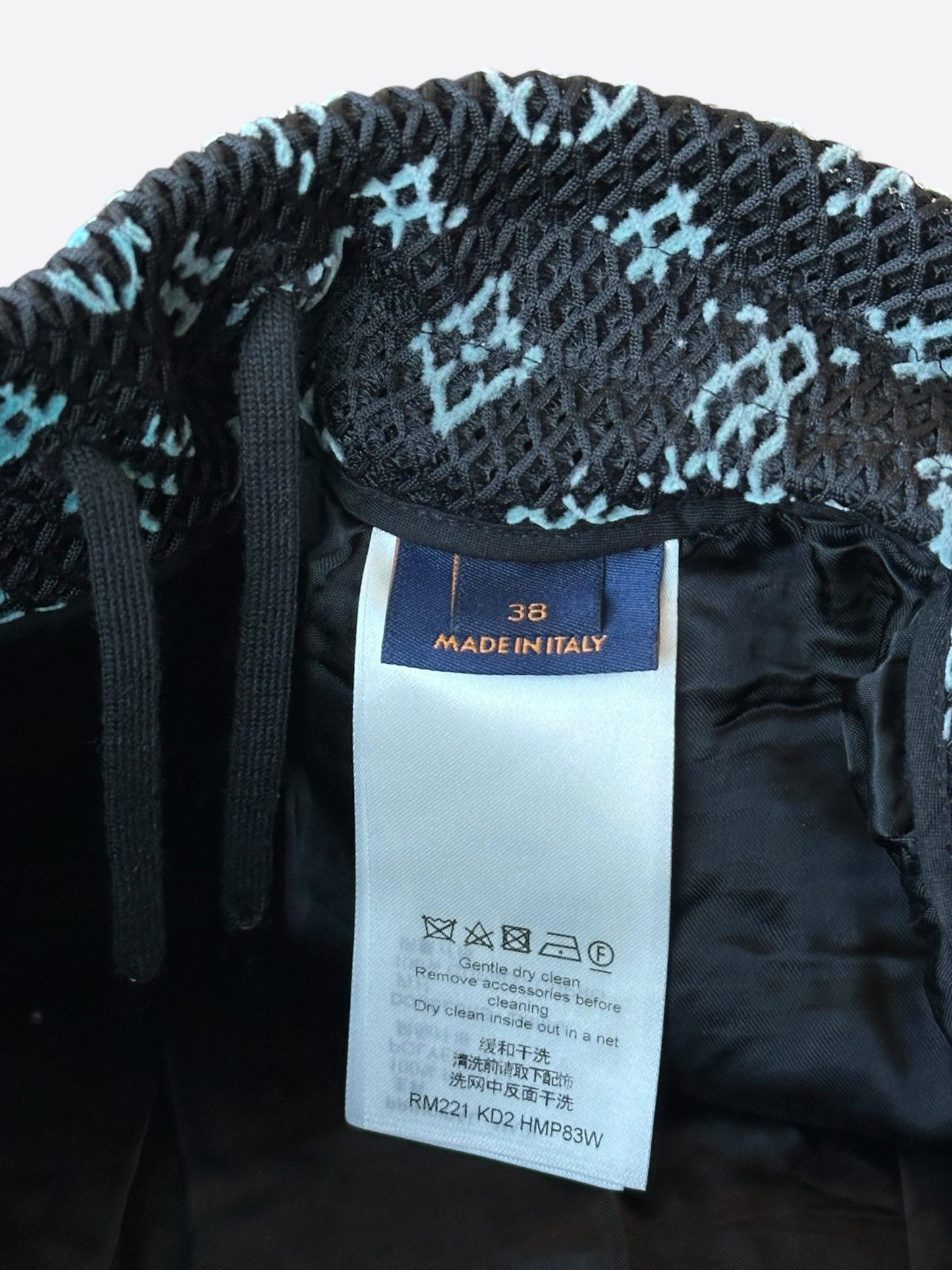 Louis Vuitton Black Rainbow Monogram Mesh Shorts