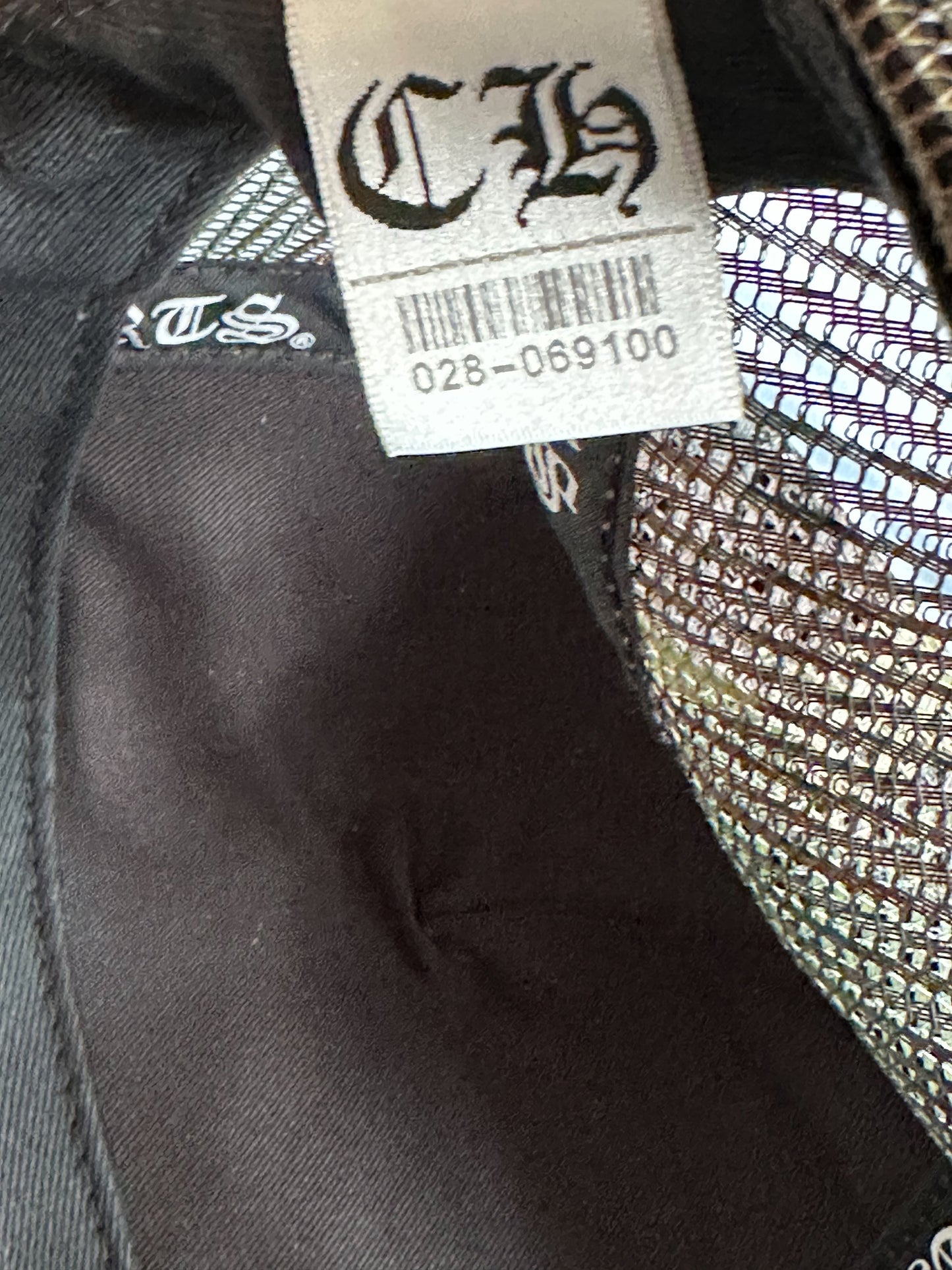 Chrome Hearts Green Camouflage F**K Trucker Hat