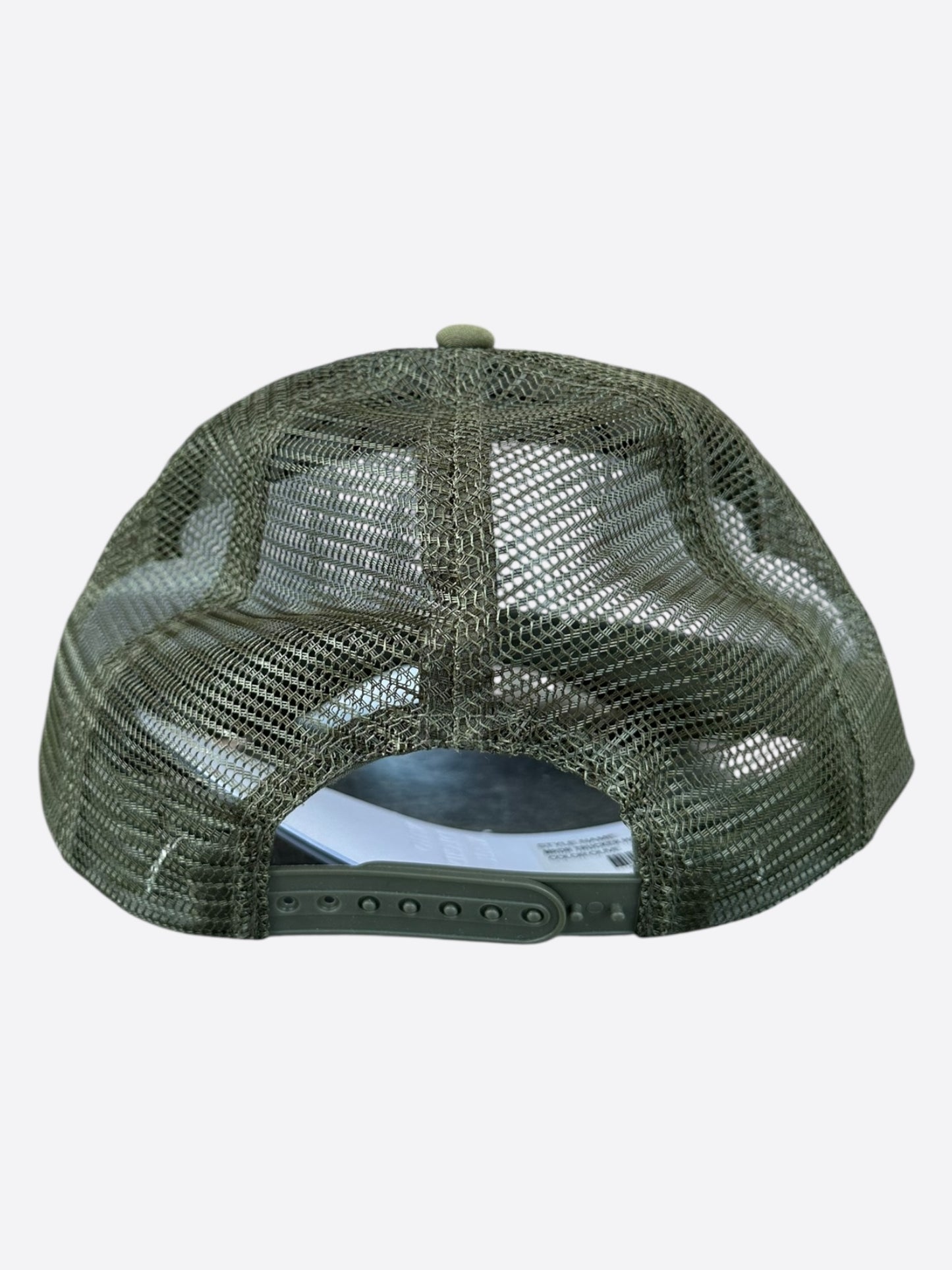 Who Decides War Olive MRDR Embroidered Patch Trucker Hat