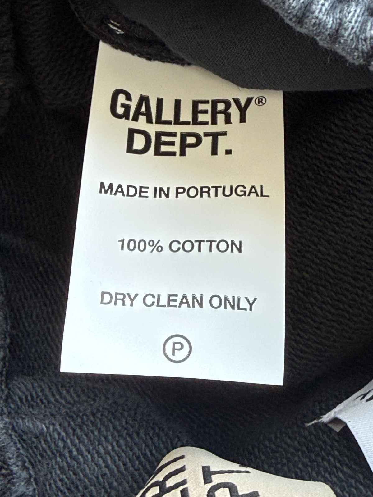 Gallery Dept Vintage Black & White Dept Logo Zuma Shorts