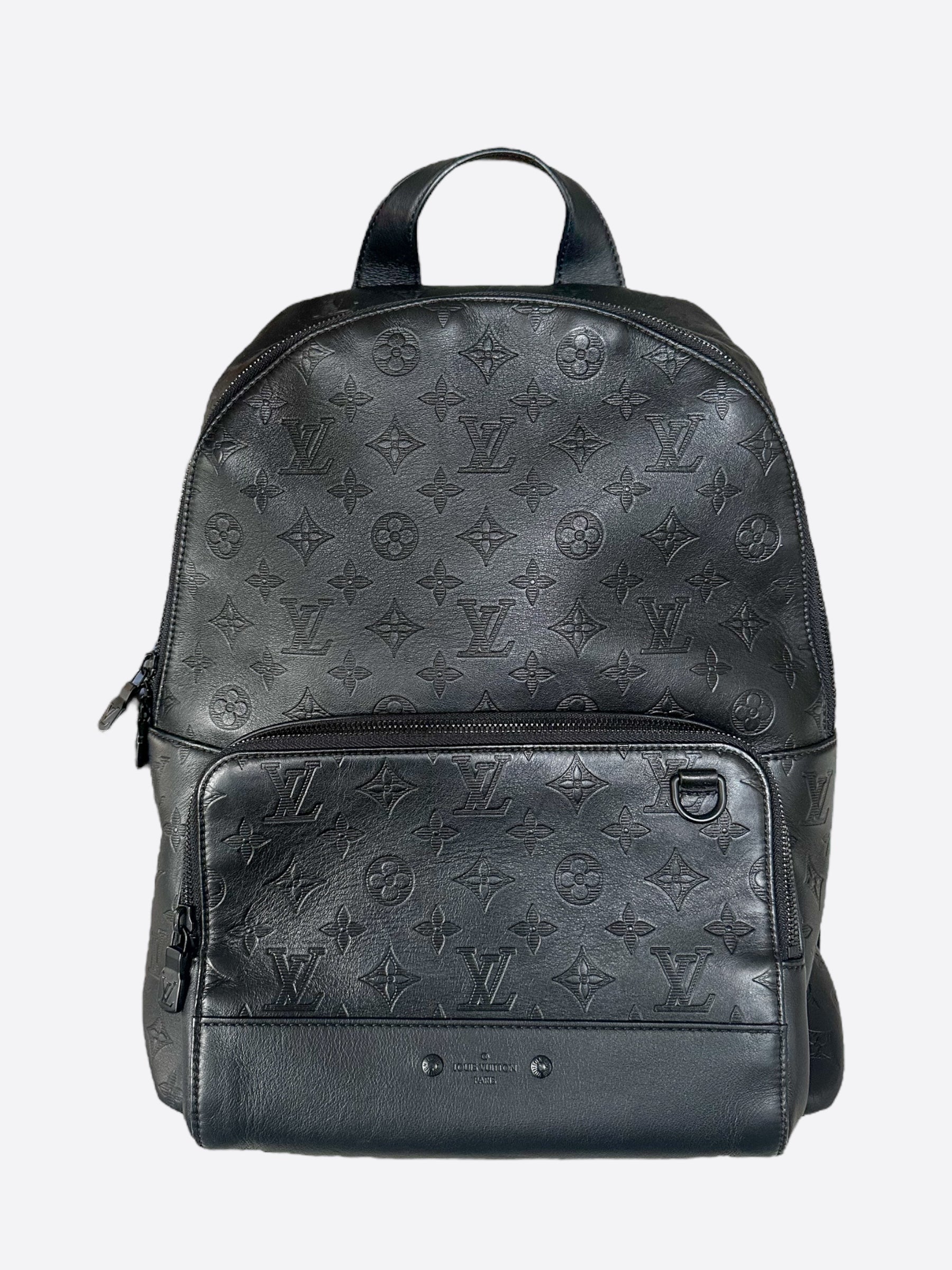 louis vuitton backpack black monogram Louis Vuitton Black Shadow Monogram Racer Backpack – Savonches