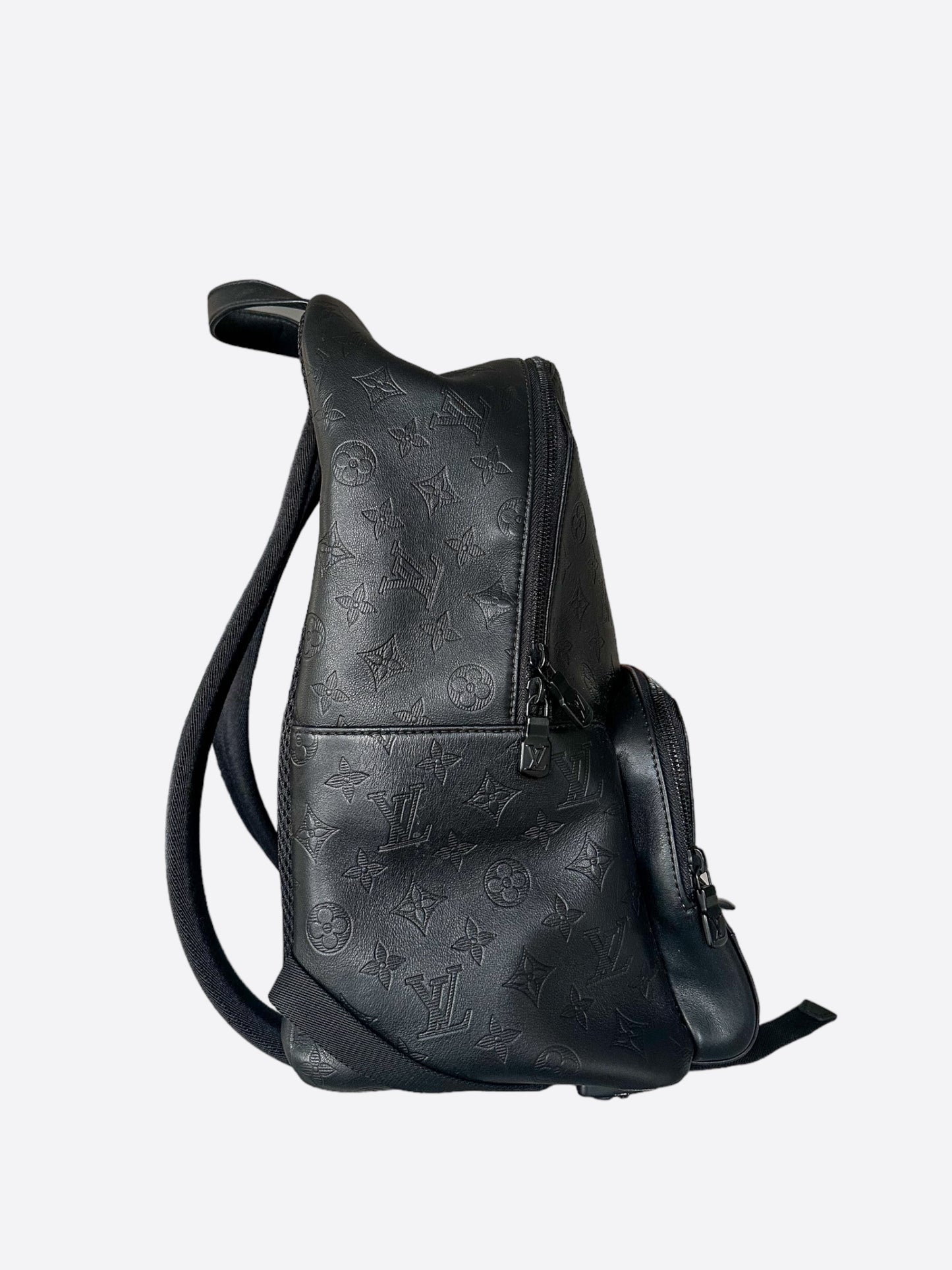 Louis Vuitton Black Shadow Monogram Racer Backpack