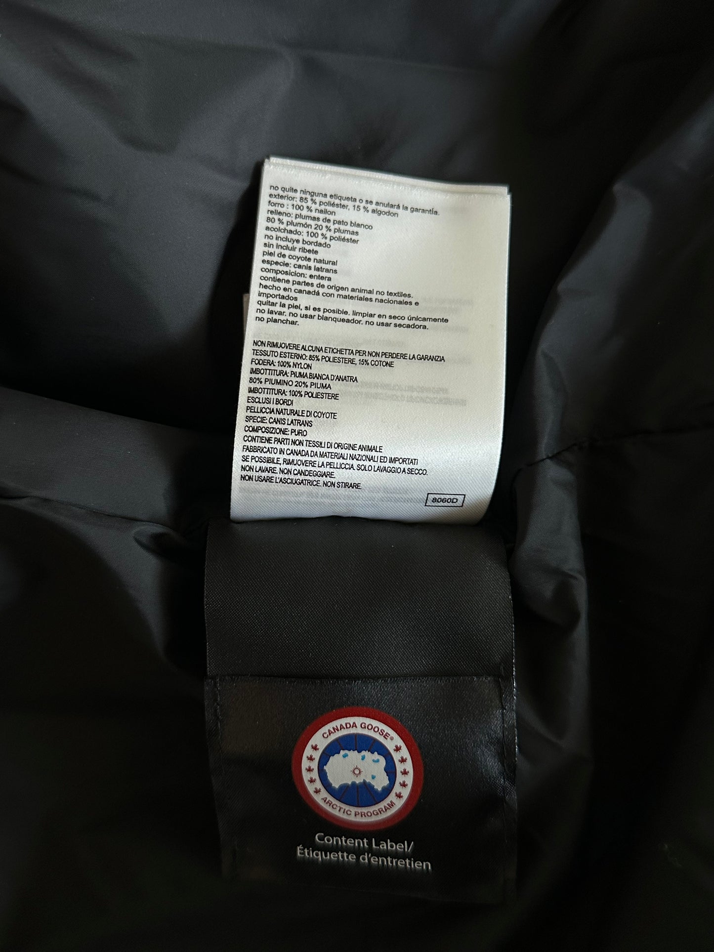 Canada Goose Black Wyndham Men's Jacket