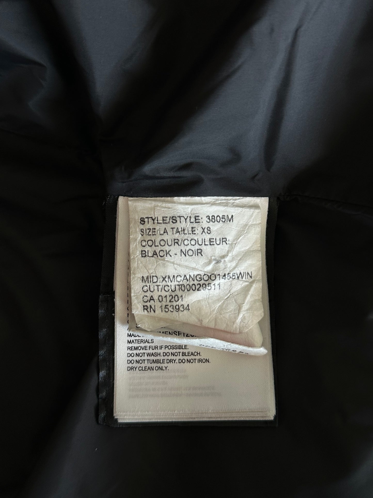 Canada Goose Black Carson Men's Jacket
