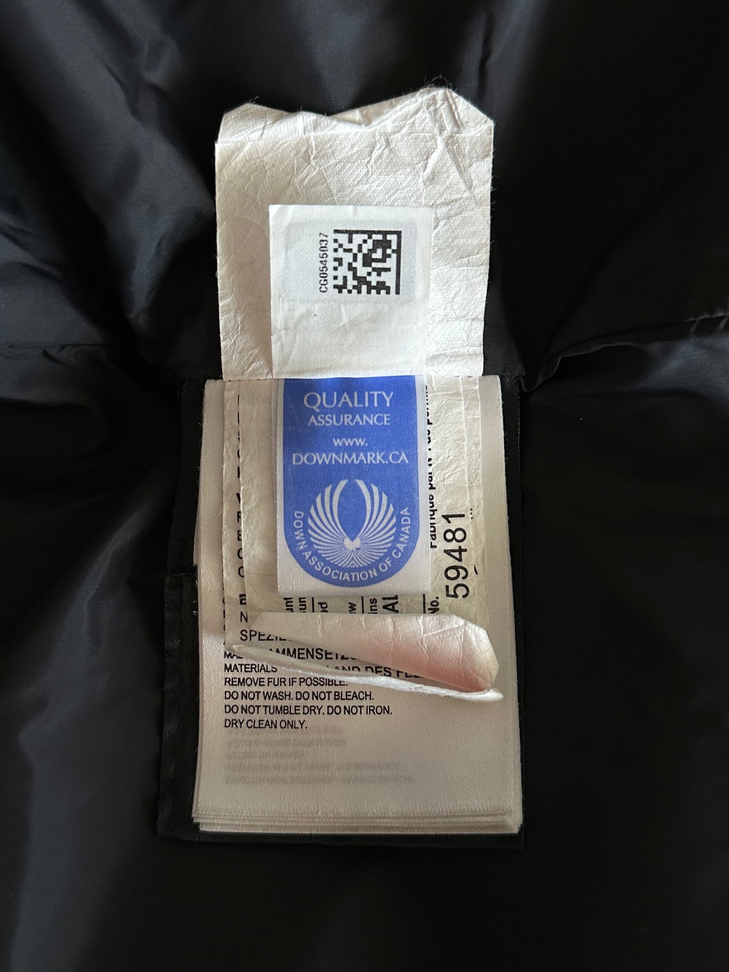 Canada Goose Black Carson Men's Jacket