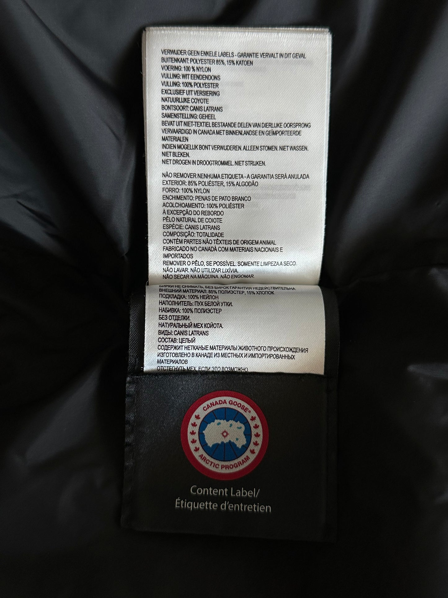 Canada Goose Black Carson Men's Jacket