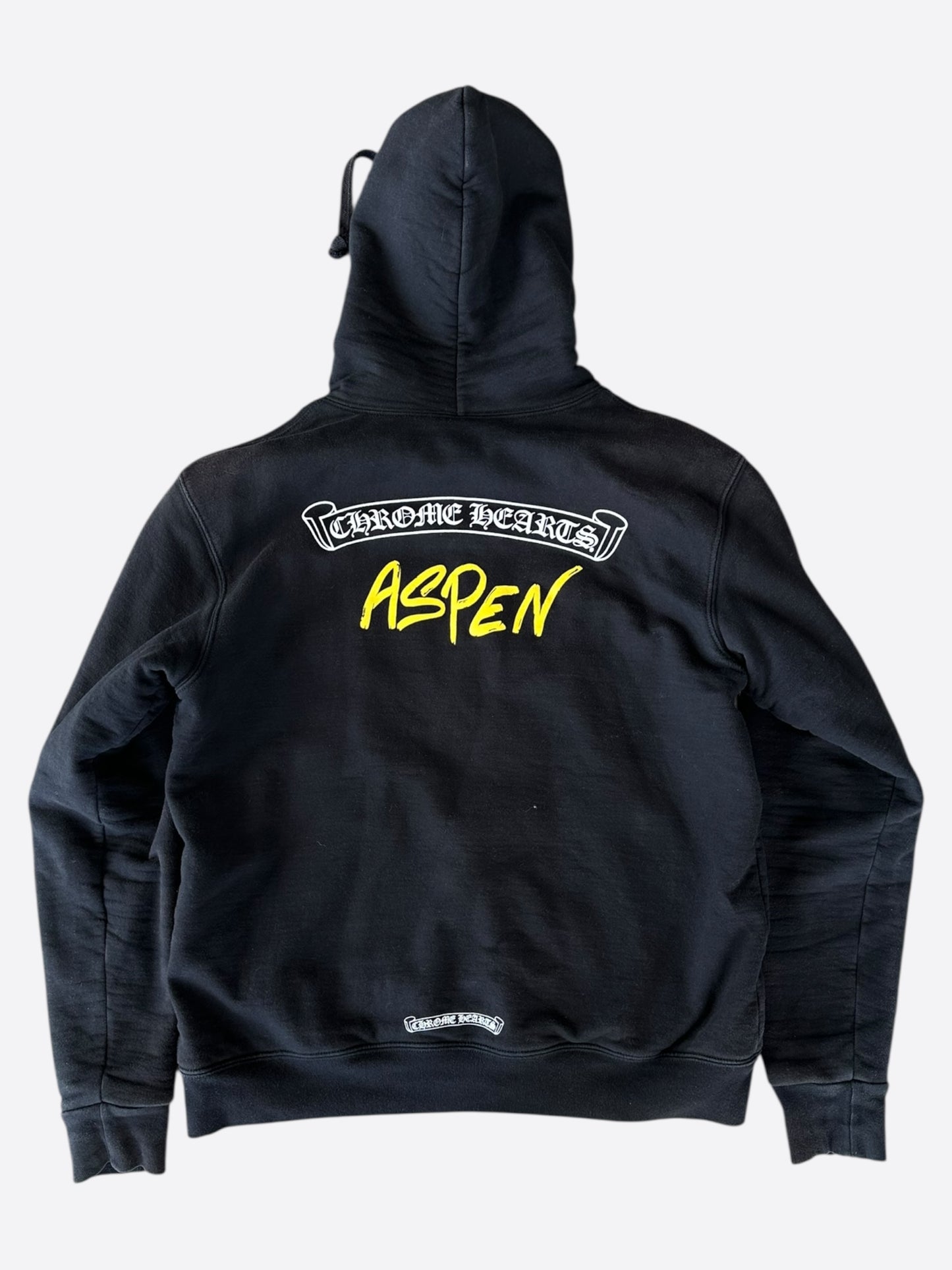 Chrome Hearts Black Aspen Exclusive Horseshoe Thermal Zip Up Hoodie