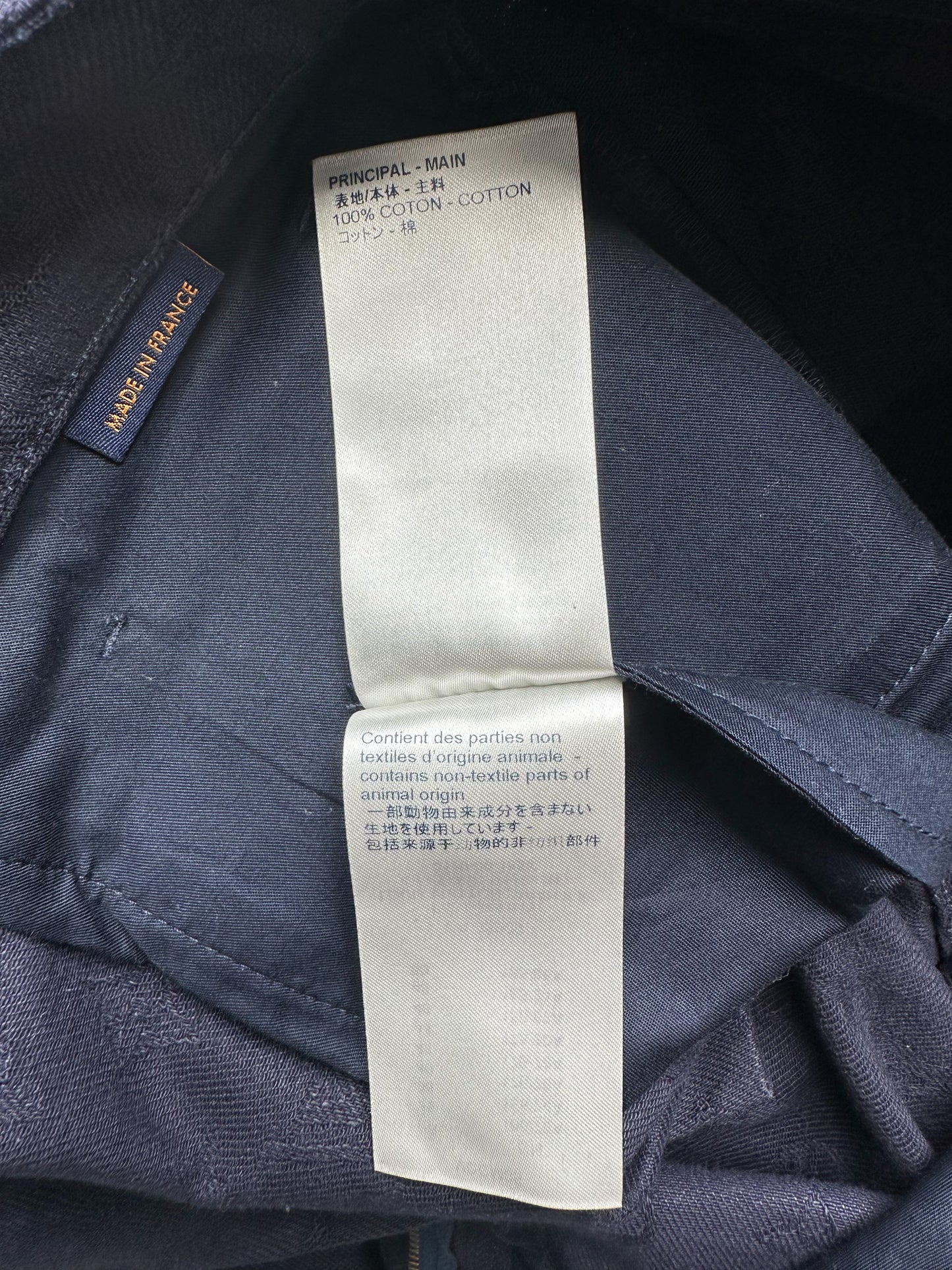 Louis Vuitton Navy Monogram Watercolor Jeans