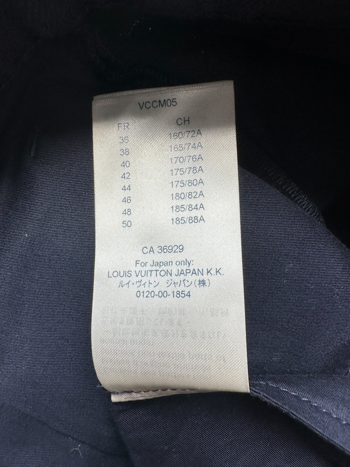 Louis Vuitton Navy Monogram Watercolor Jeans