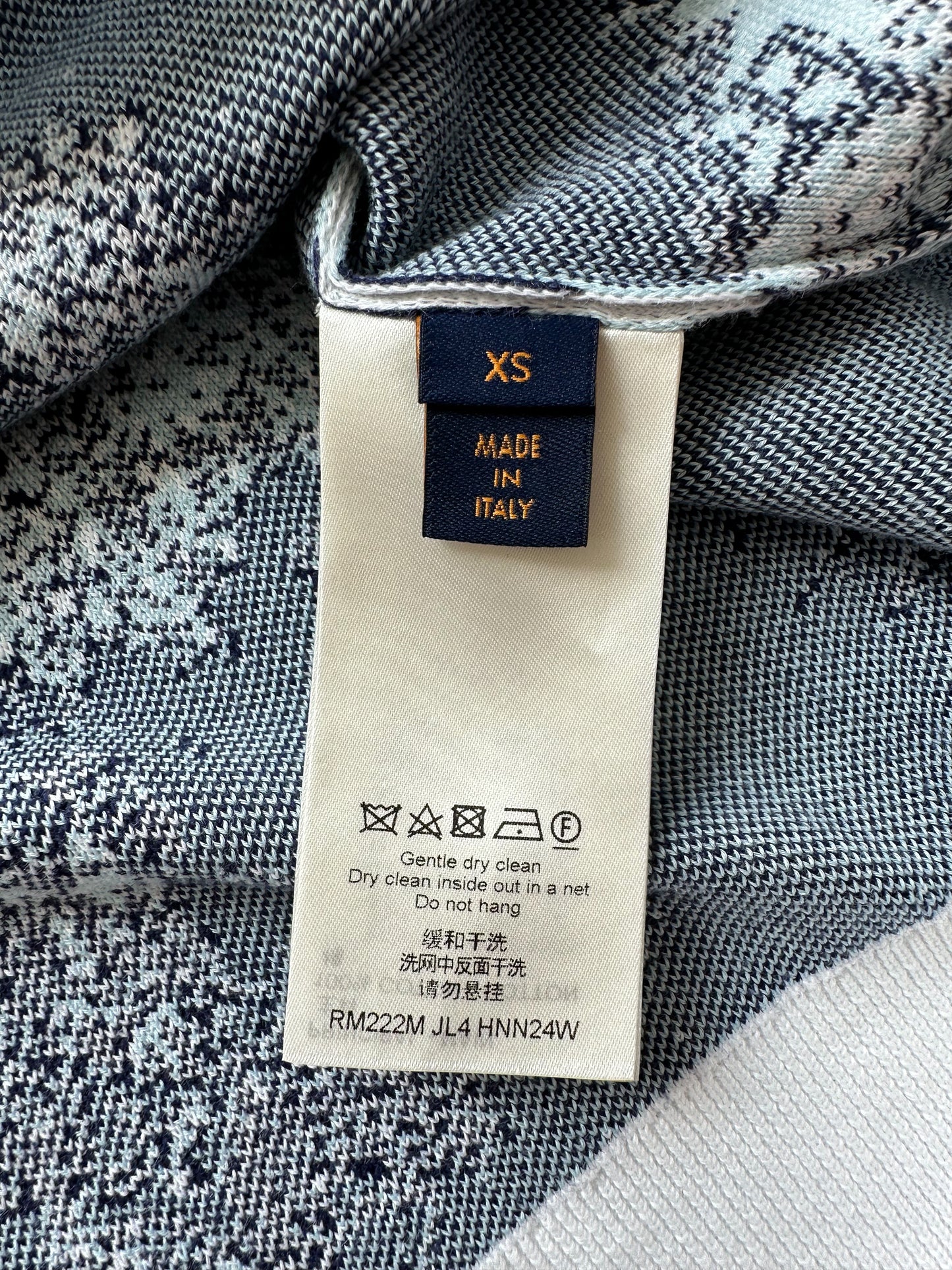 Louis Vuitton Blue Monogram Bandana Sweater