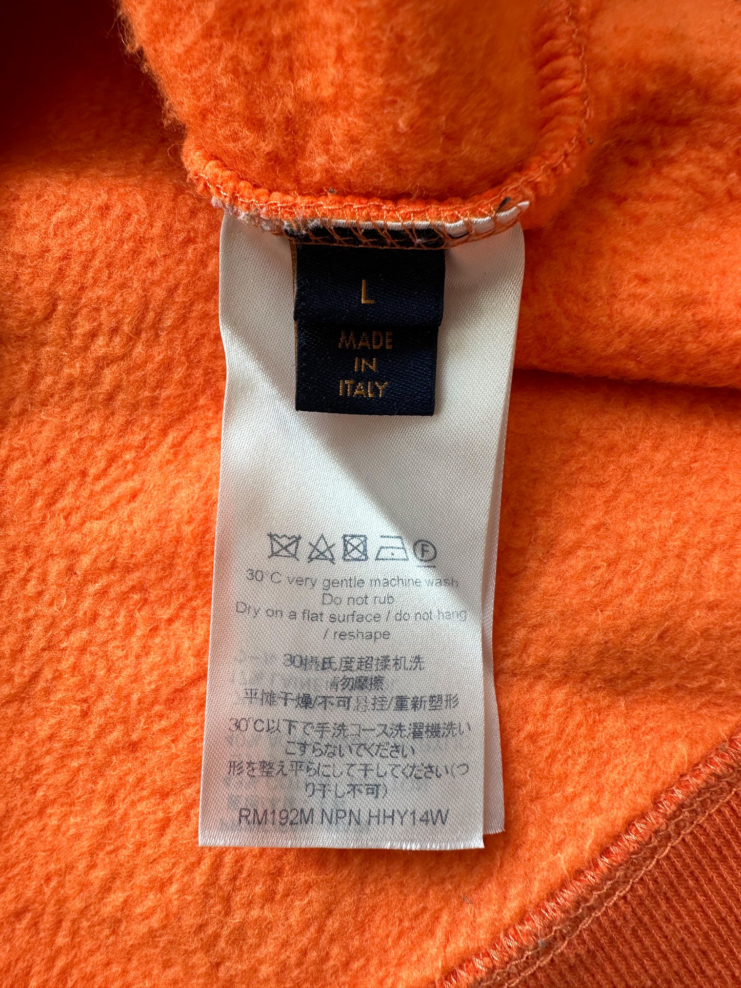 Louis Vuitton Orange Monogram Jacquard Sweater