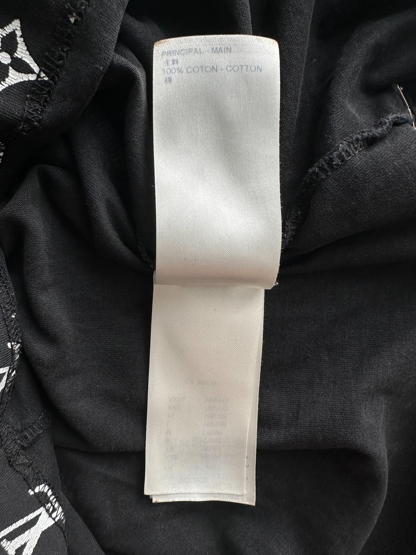 Louis Vuitton Black & White Monogram Gradient T-Shirt