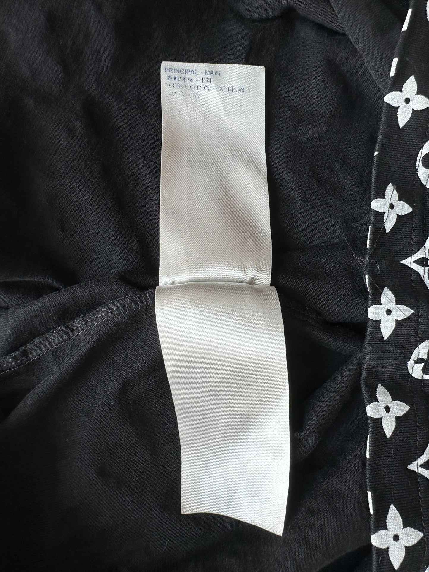 Louis Vuitton Black & White Monogram Gradient T-Shirt