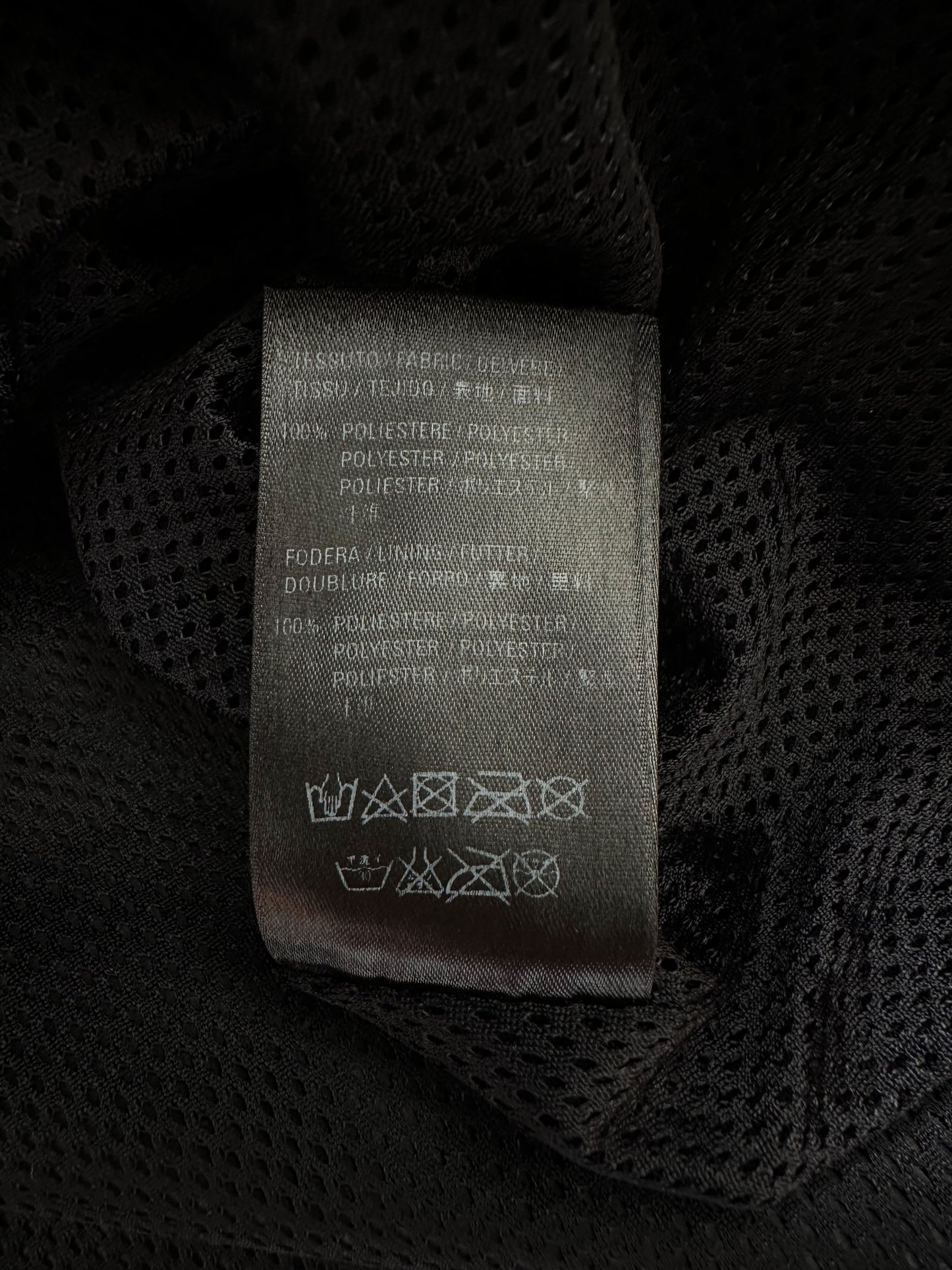 Balenciaga Black Logo Hooded Windbreaker