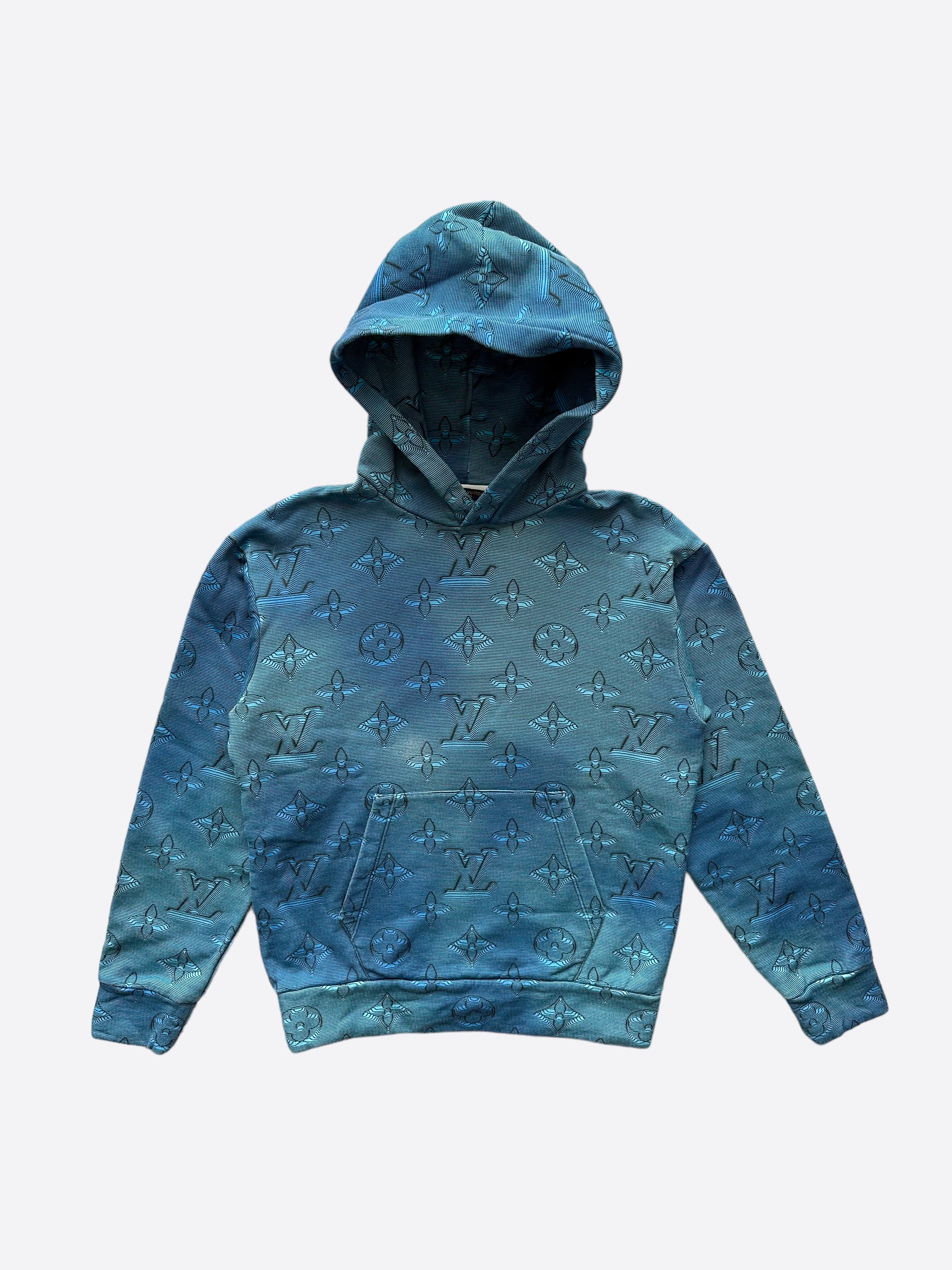 vuitton blue hoodie