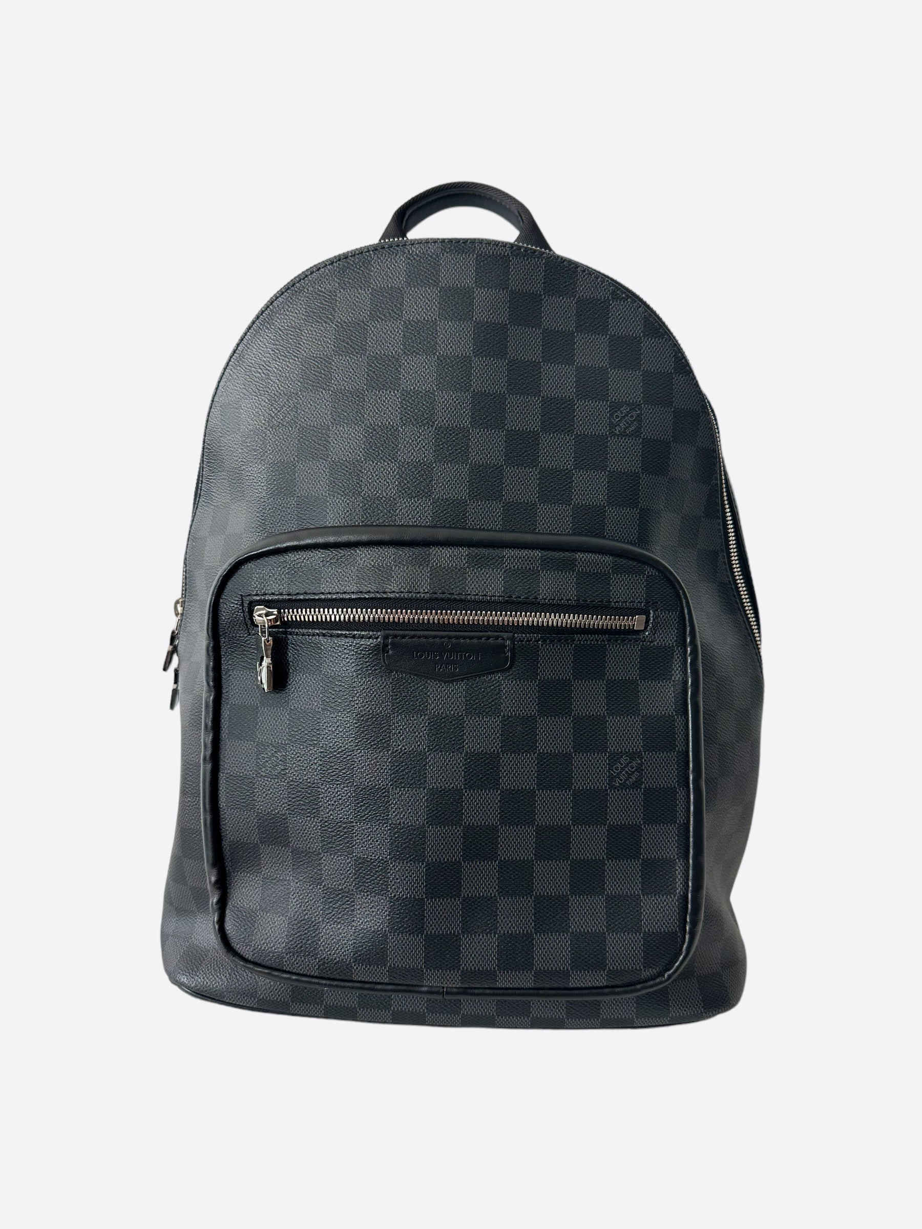 louis vuitton backpack checkered Louis Vuitton Damier Graphite Josh Backpack – Savonches