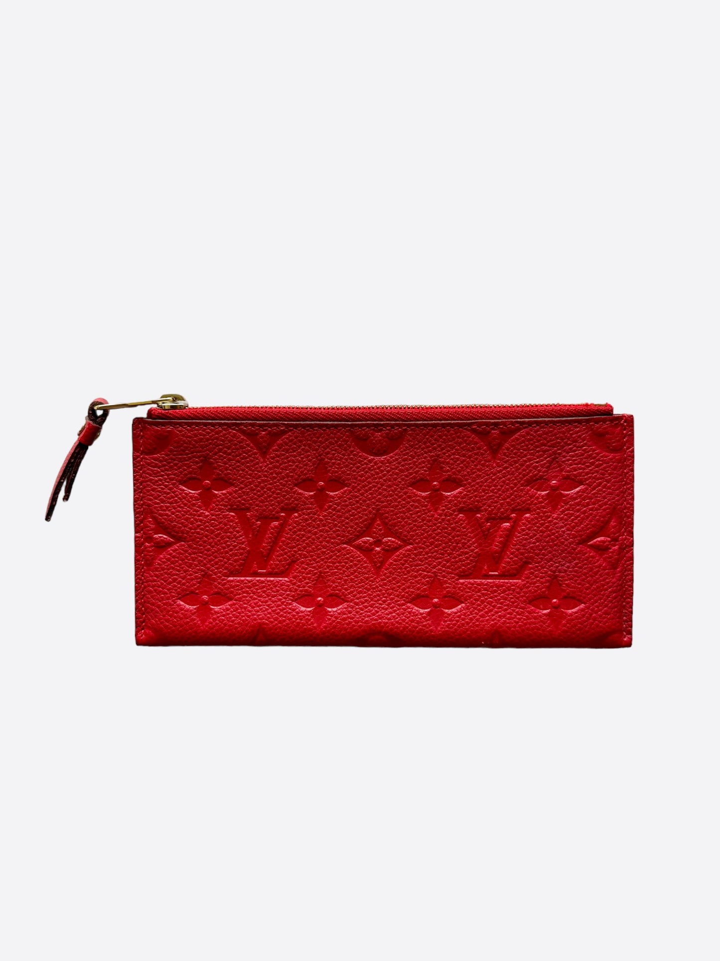 Louis Vuitton Red Monogram Empreinte Coin Pouch
