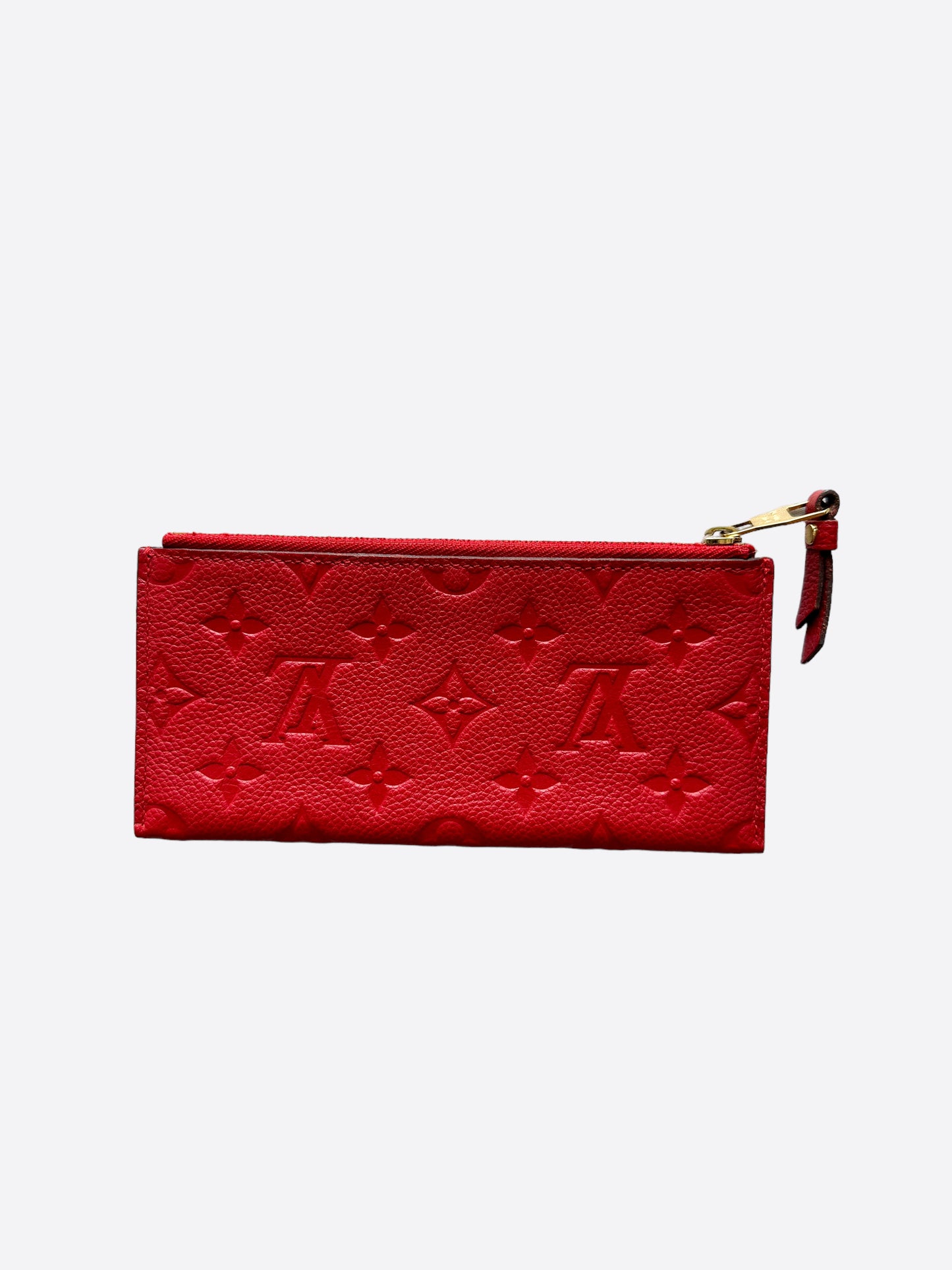 Louis Vuitton Red Monogram Empreinte Coin Pouch