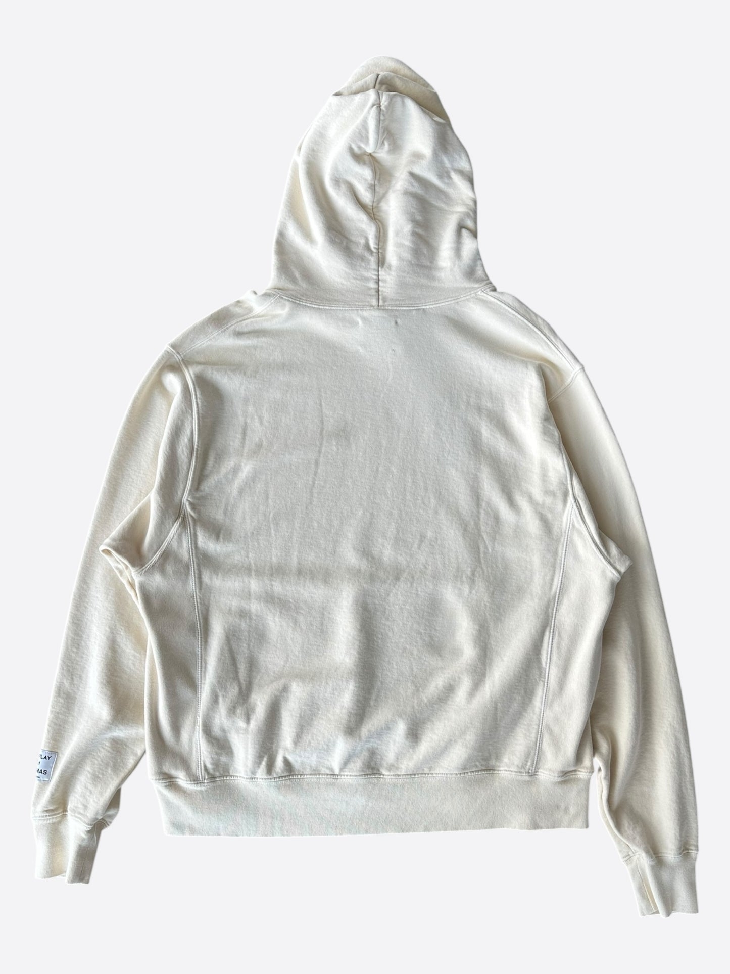 Gallery Dept Tan Upside Down Logo Hoodie