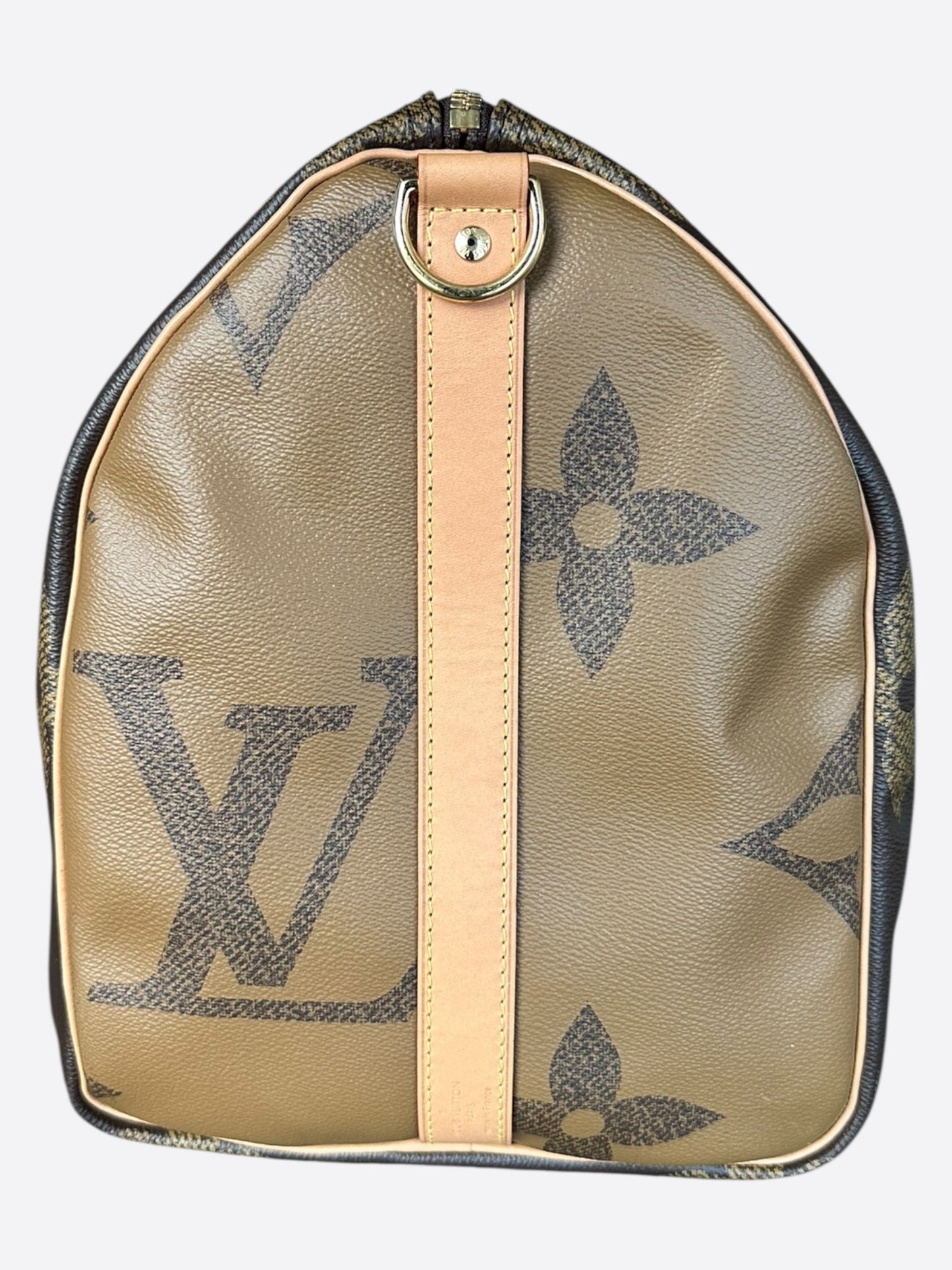 Louis Vuitton Brown Giant Reverse Monogram Keepall 50