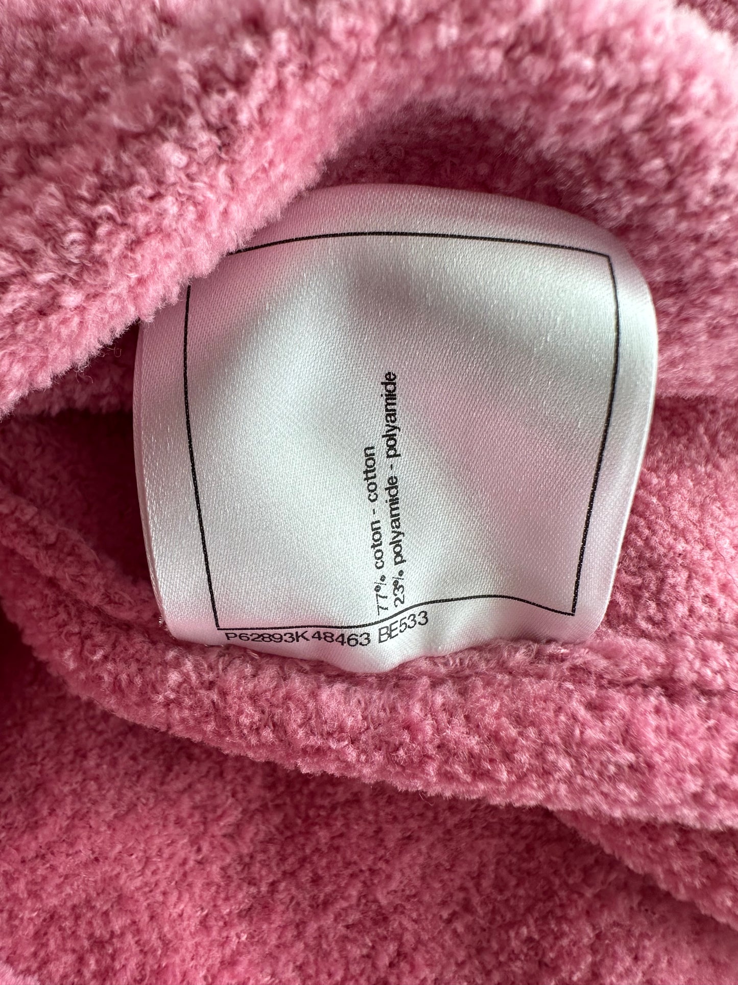 Chanel Pink Chain Women's Cardigan