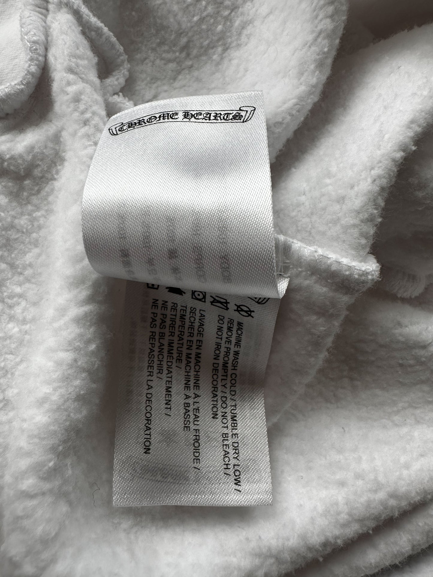 Chrome Hearts White & Black Horseshoe Logo Sweater