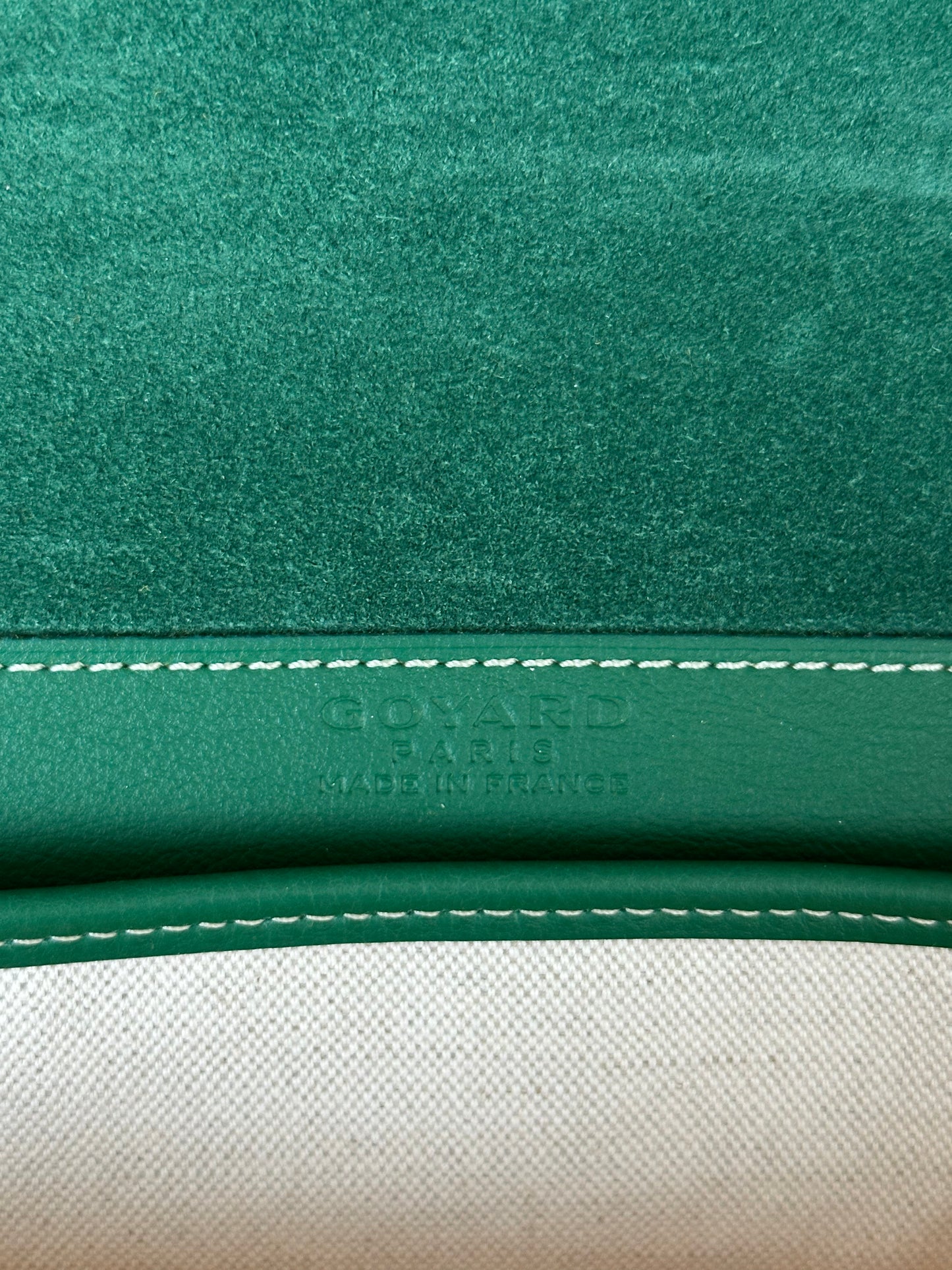 Goyard Green Coursier Messenger Bag
