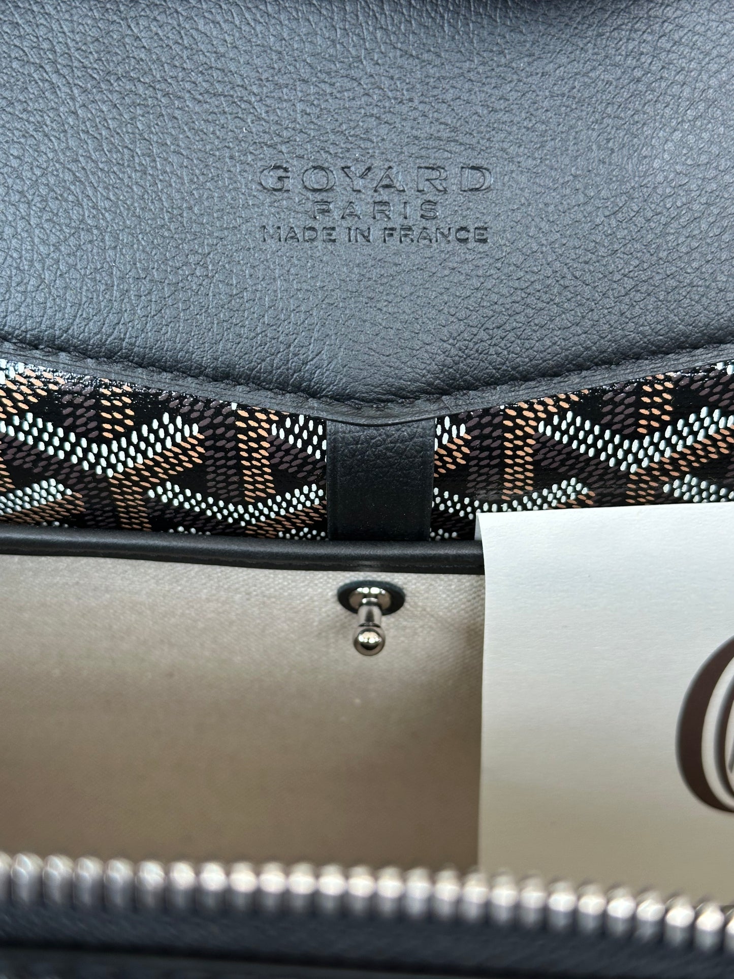 Goyard Black Cisalpin Backpack