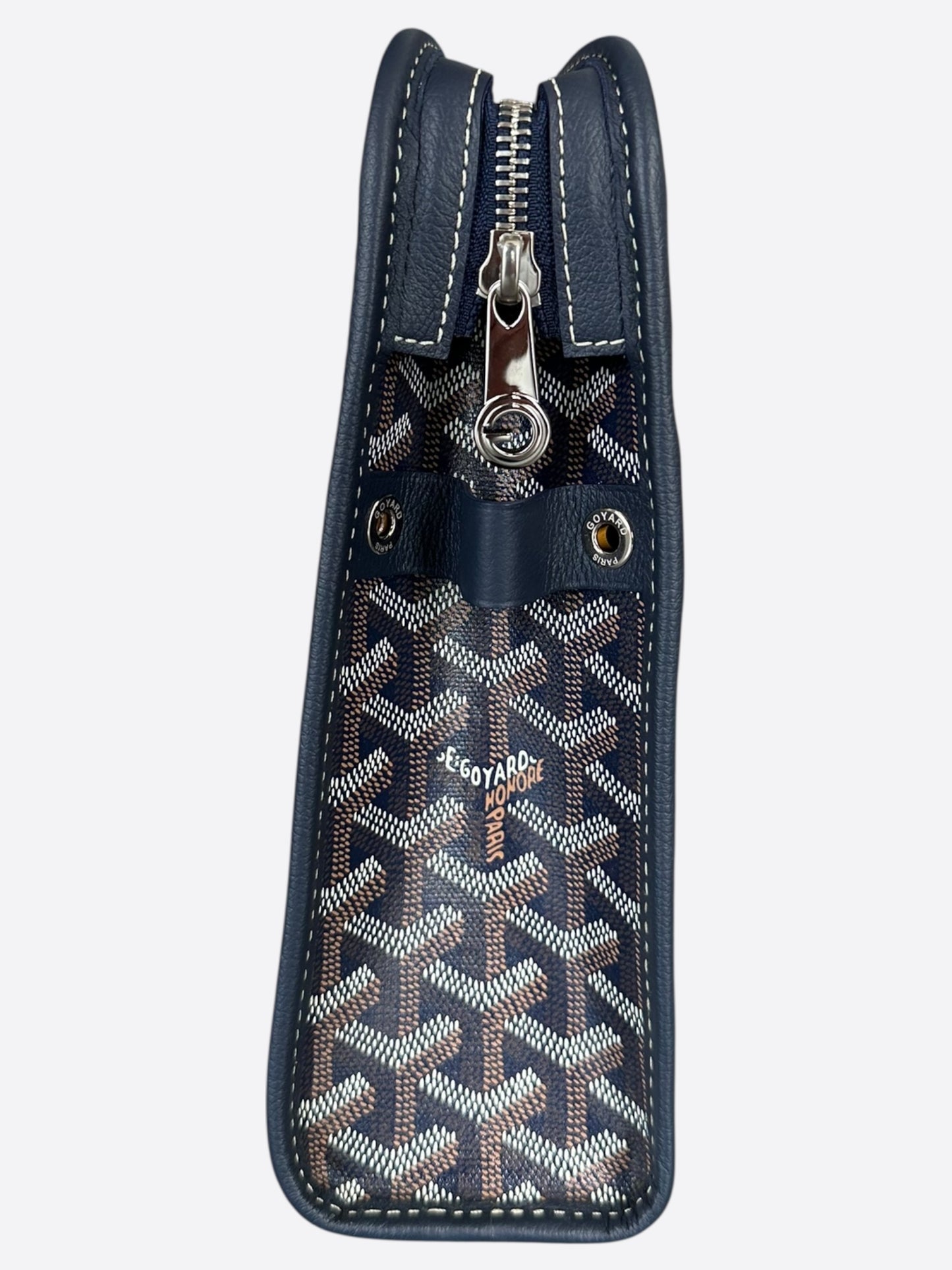 Goyard Navy Jouvence GM Toiletry Bag
