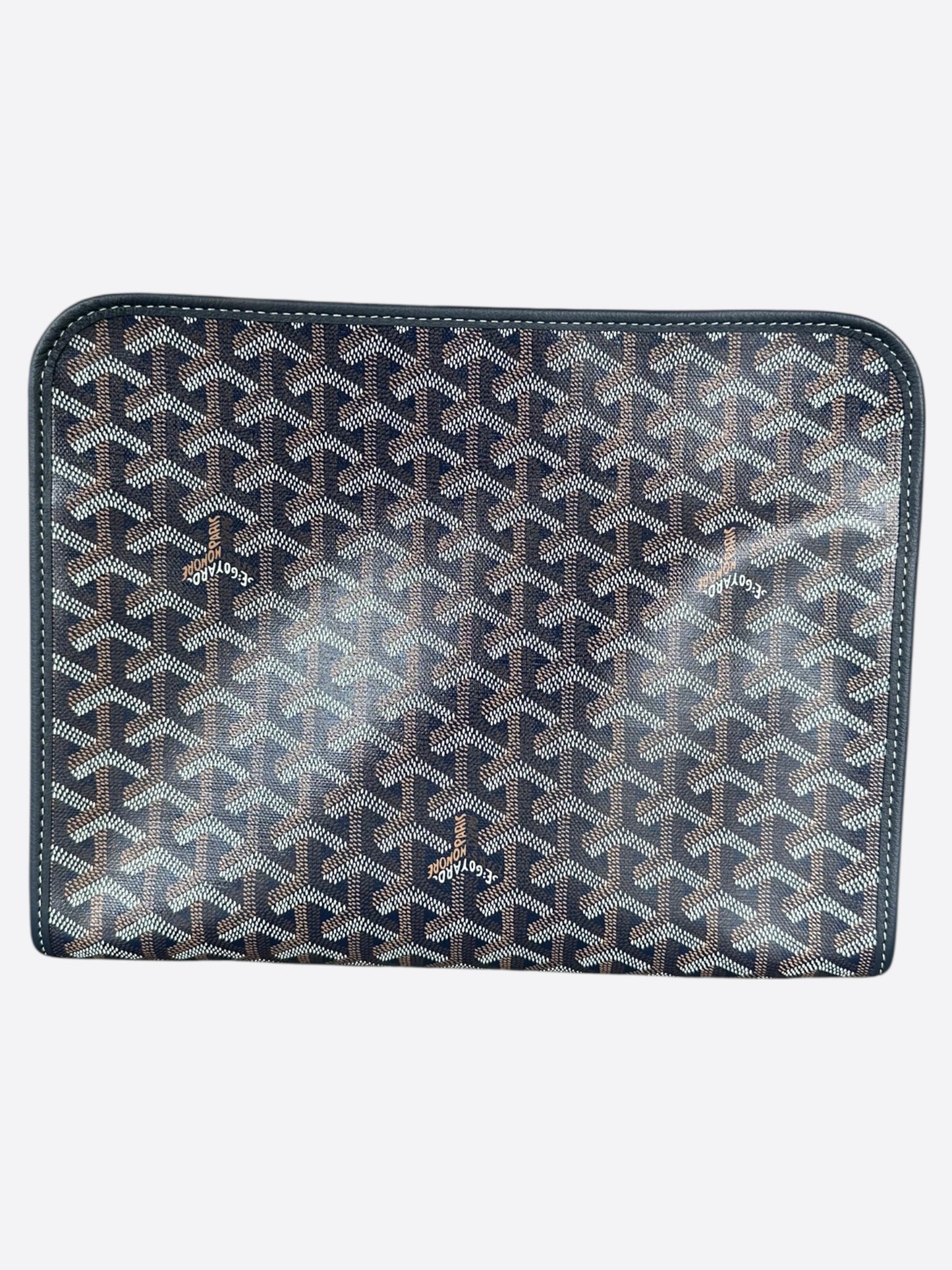 Goyard Navy Jouvence GM Toiletry Bag